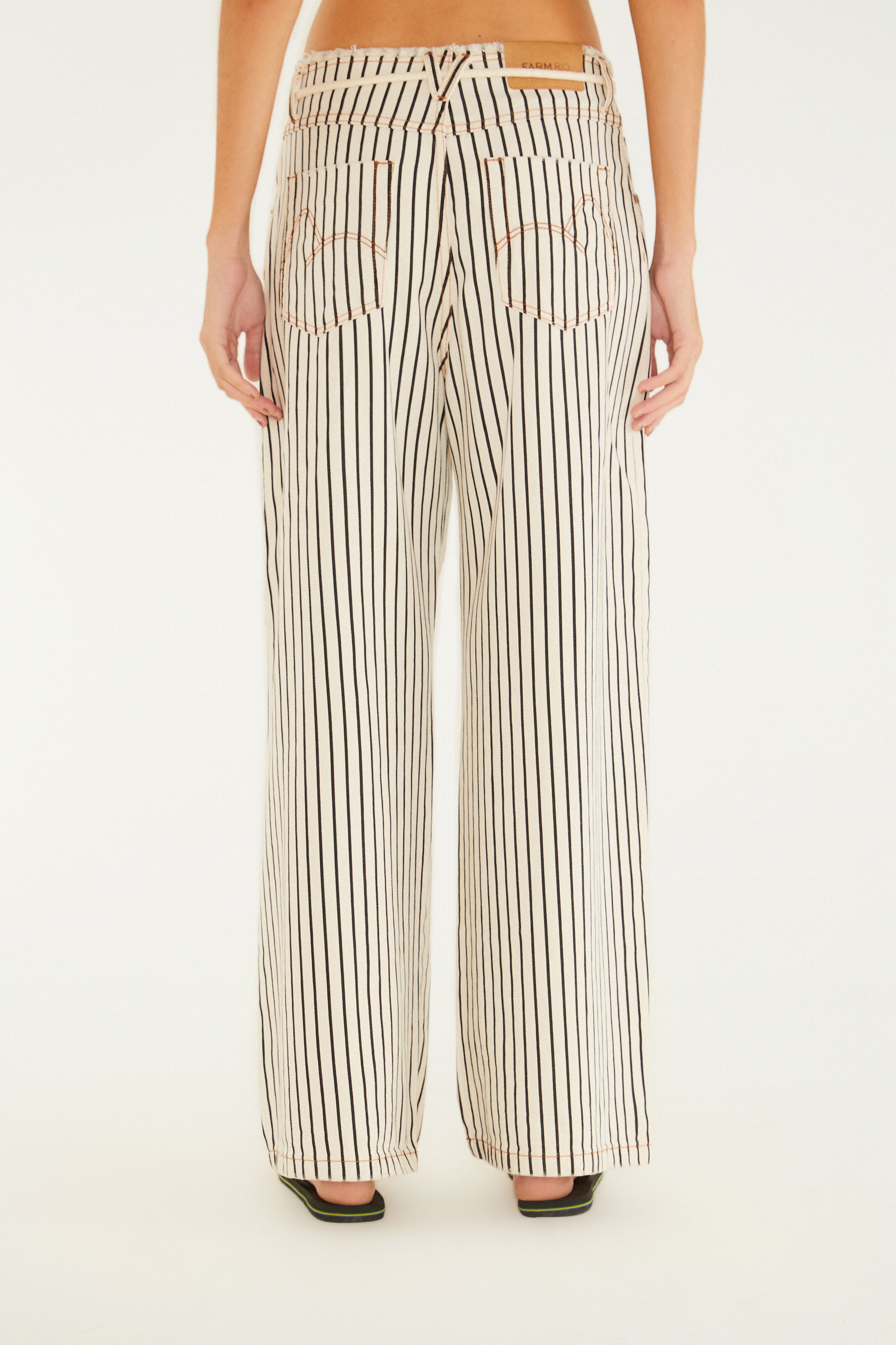 Calça Sarja Listrada Peb
