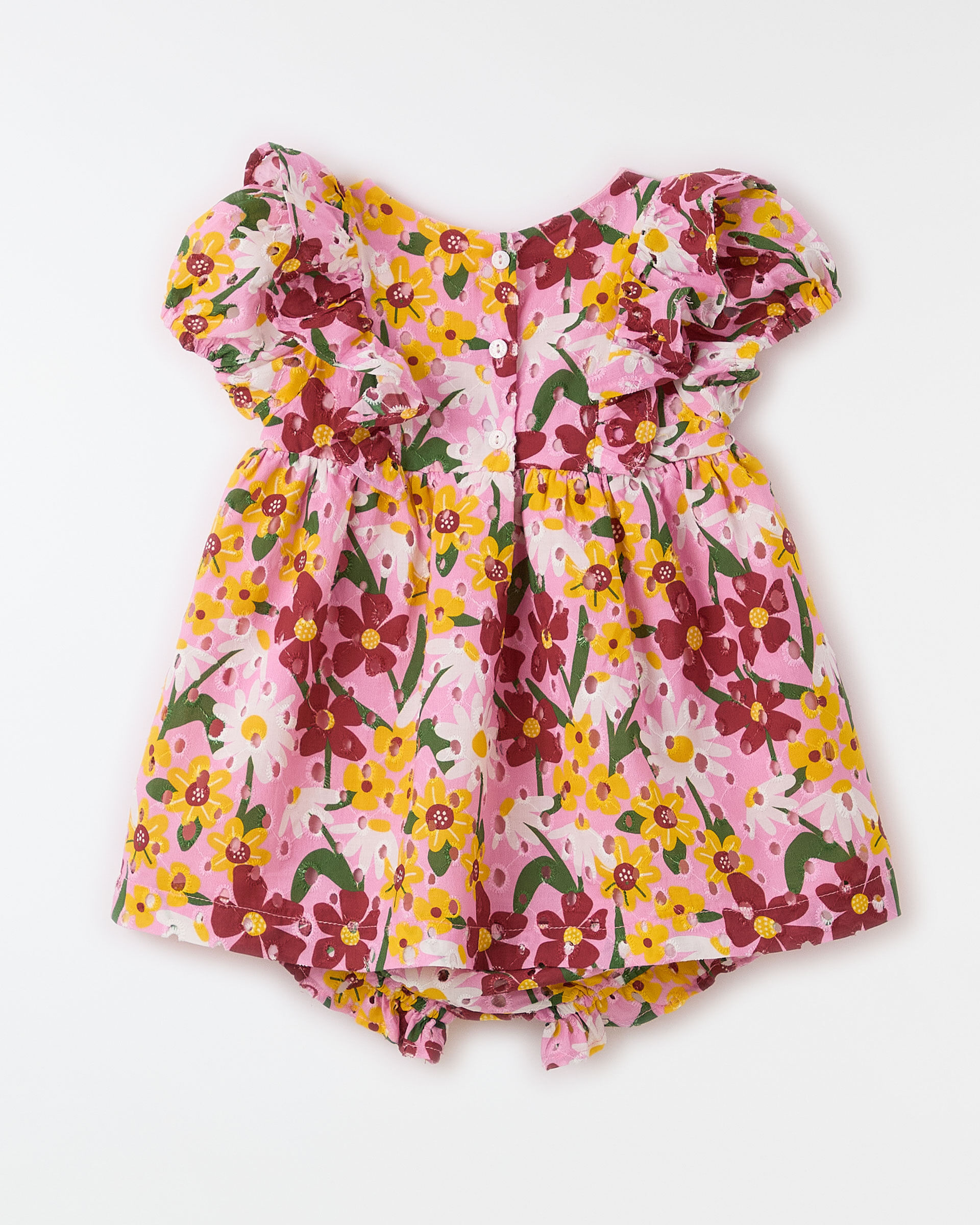 Vestido Bebe Laise Camomila