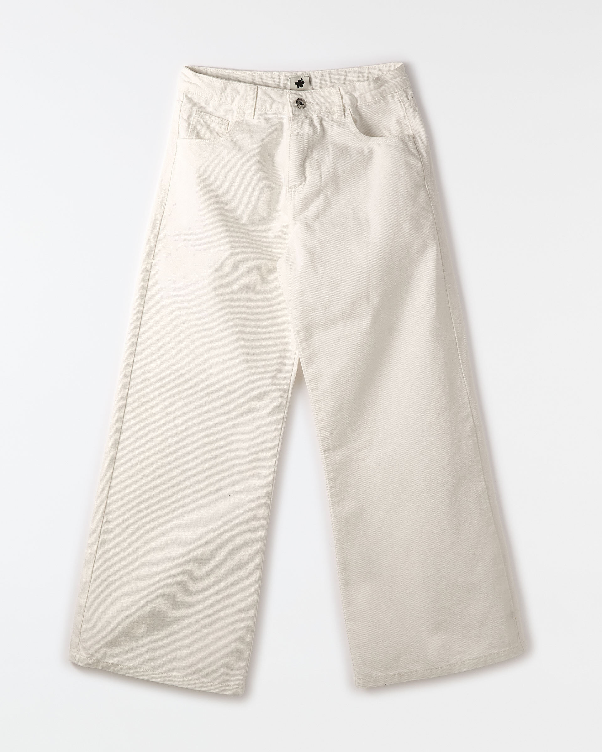 Calca Jeans Wide Leg Off