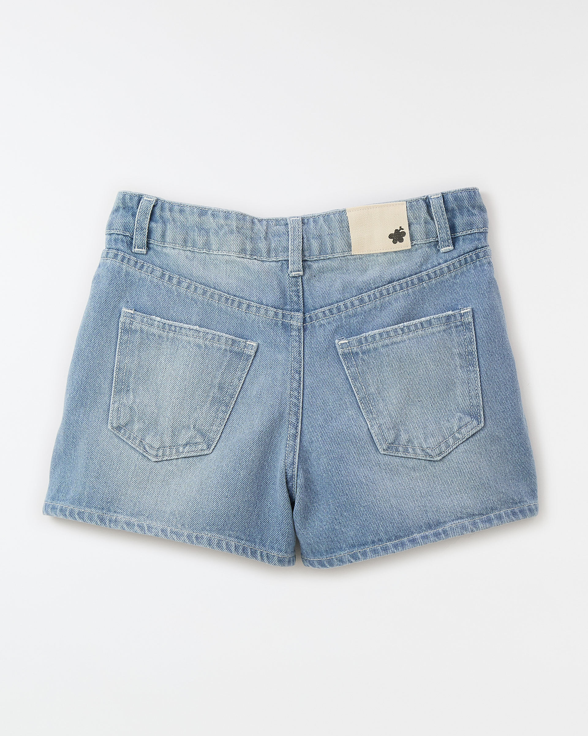 Short Saia Jeans Transpassado