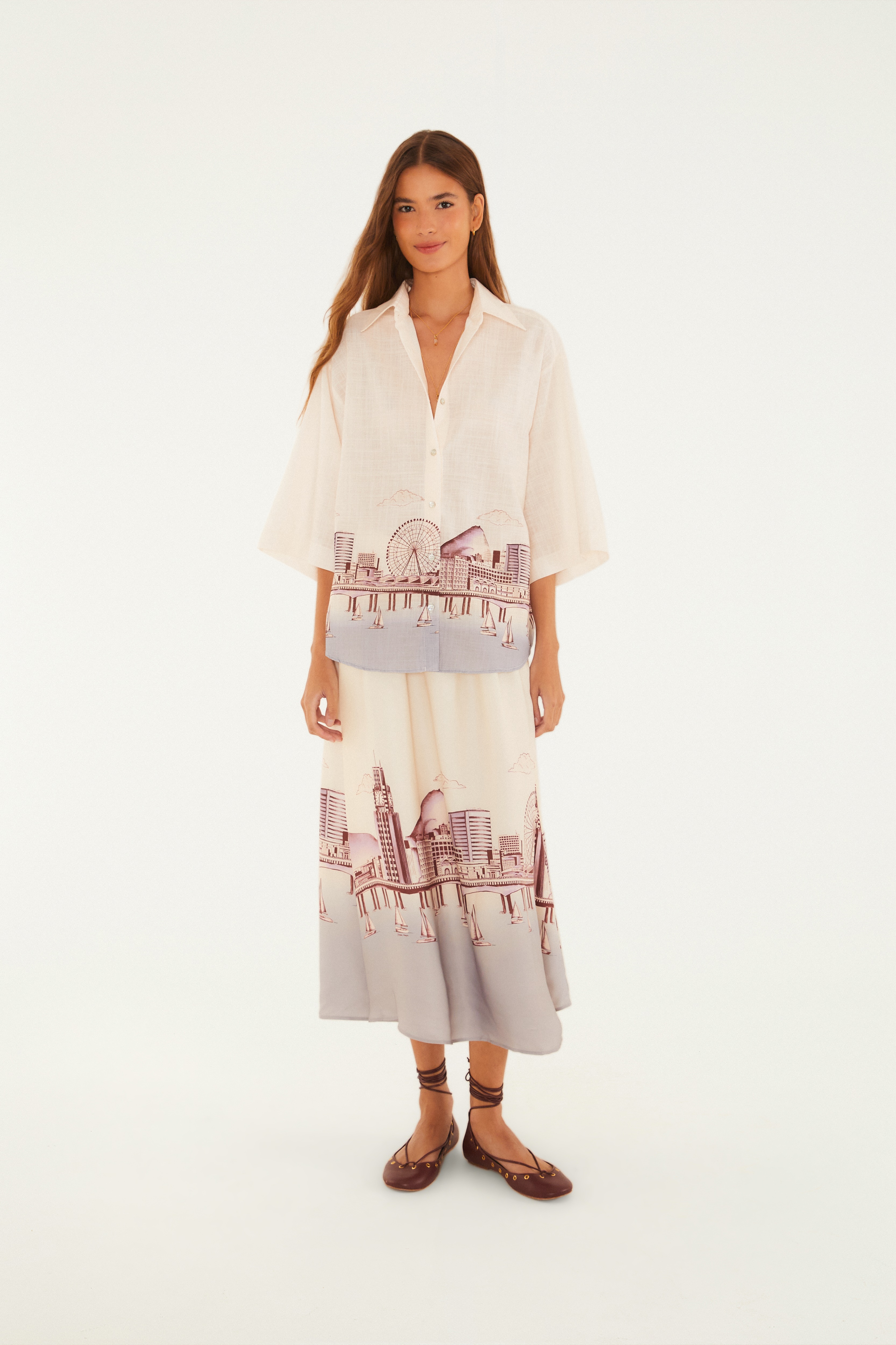 Camisa Estampada Rio Niterói