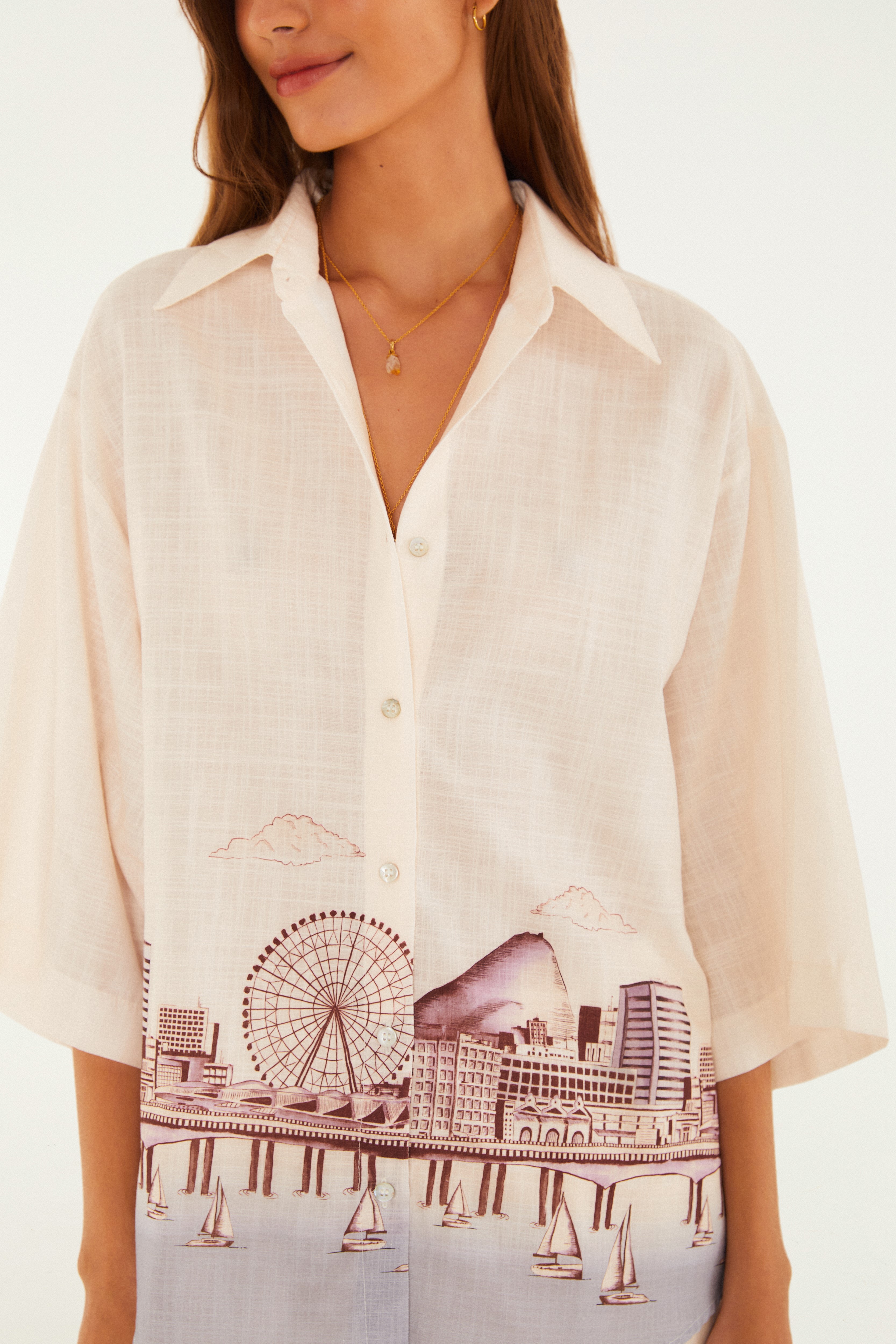 Camisa Estampada Rio Niterói