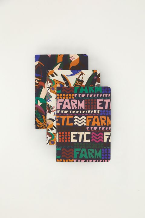 Trio de Cadernetas Mundo Etc — FARM Rio