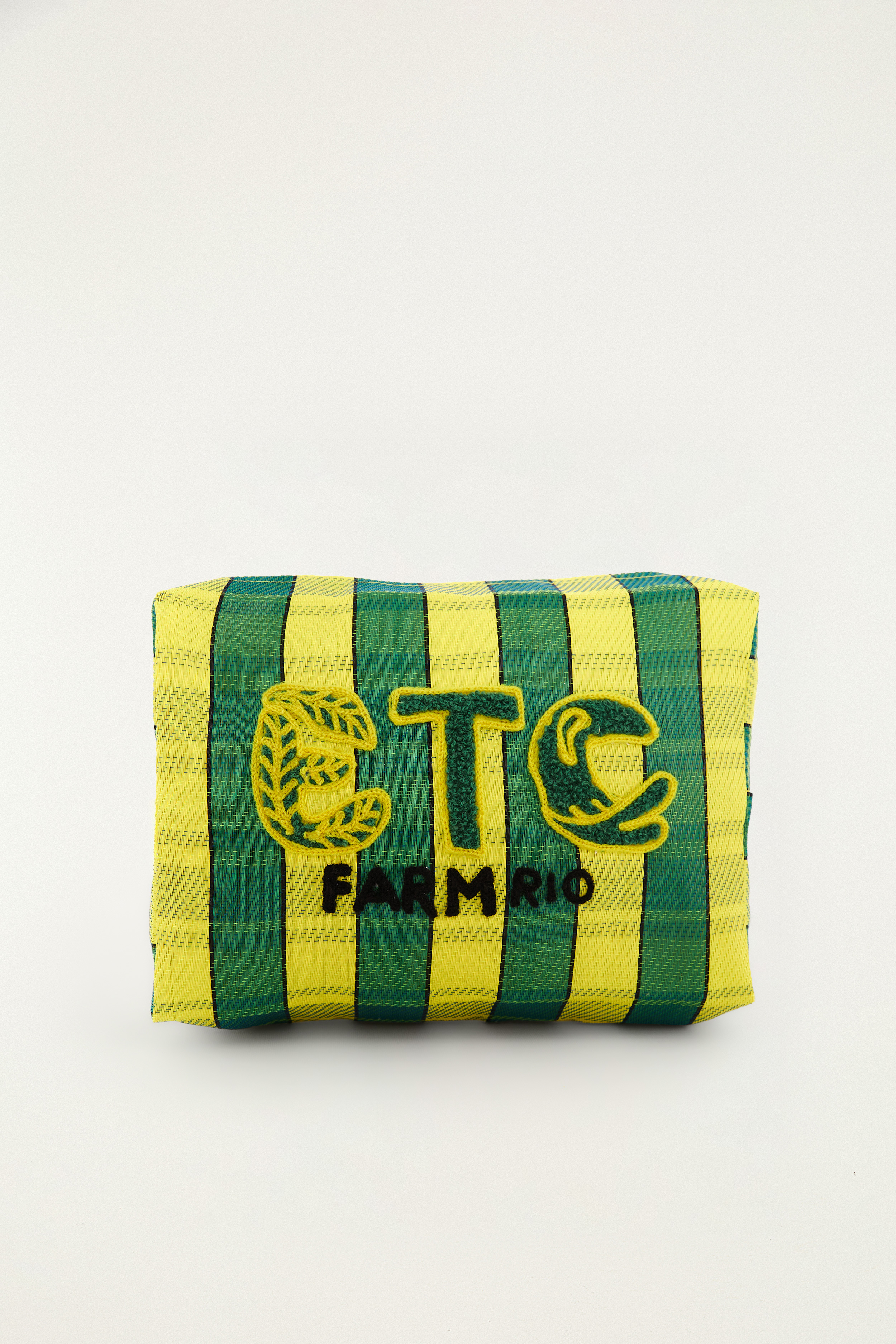 Necessaire Ráfia Multicolorido