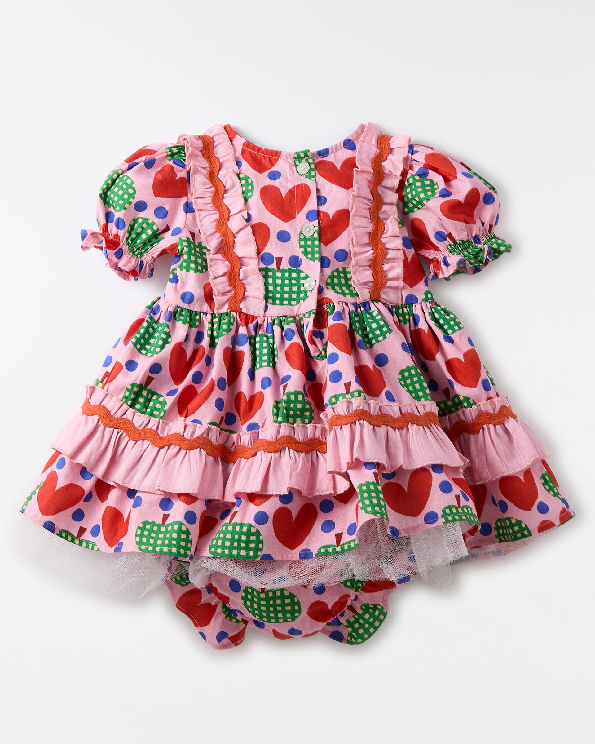 Vestido Bb Junino Maca Do Amor