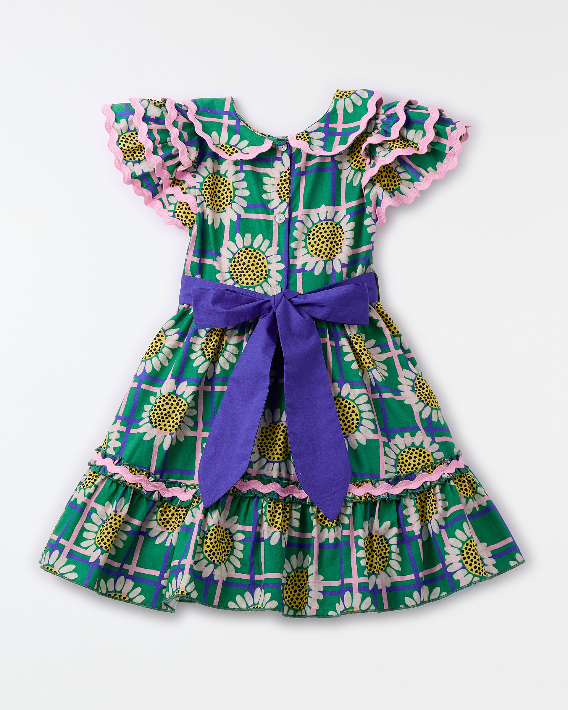 Vestido Junino Xadrez Sol