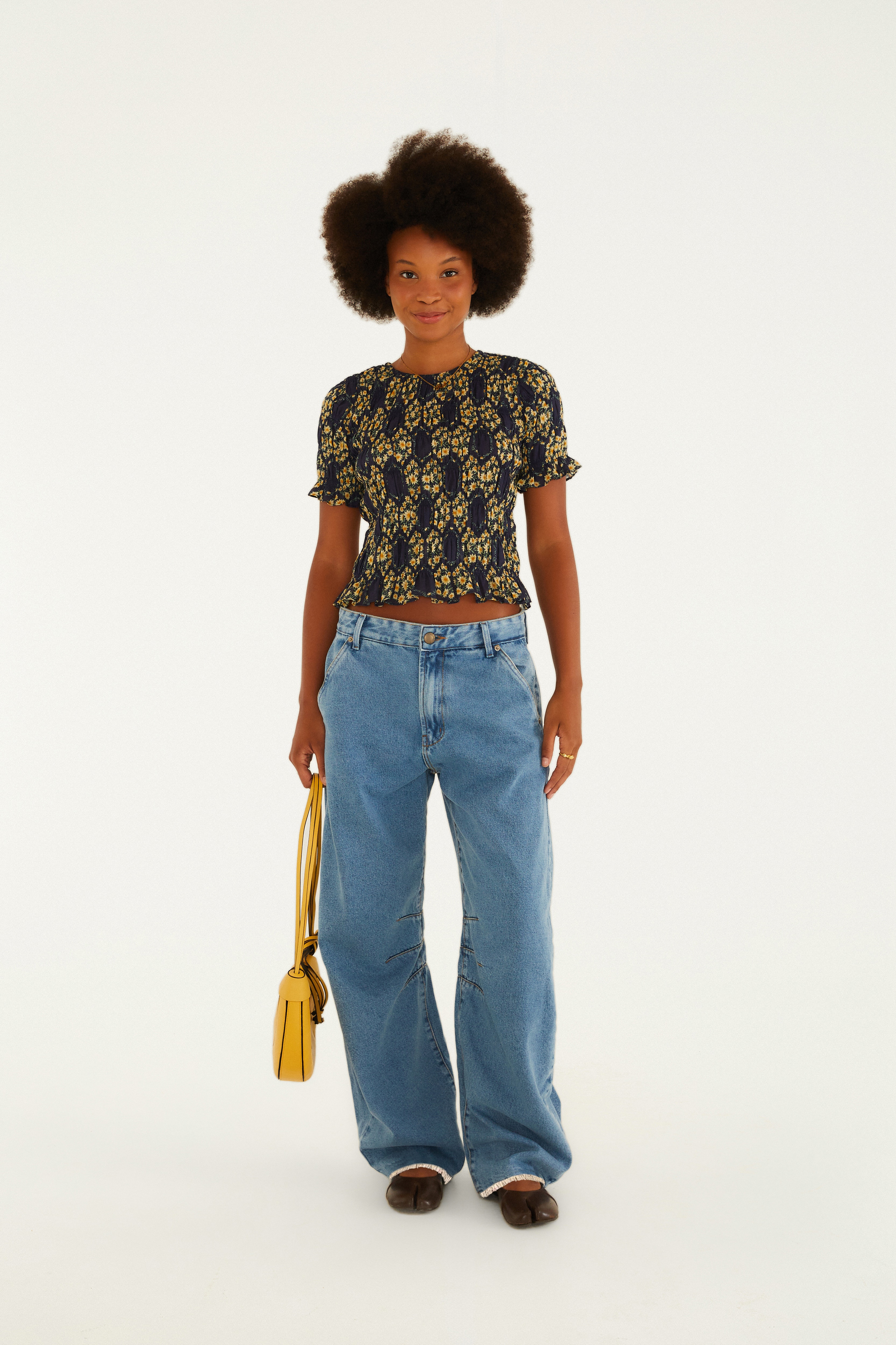 Calça Jeans Barrel