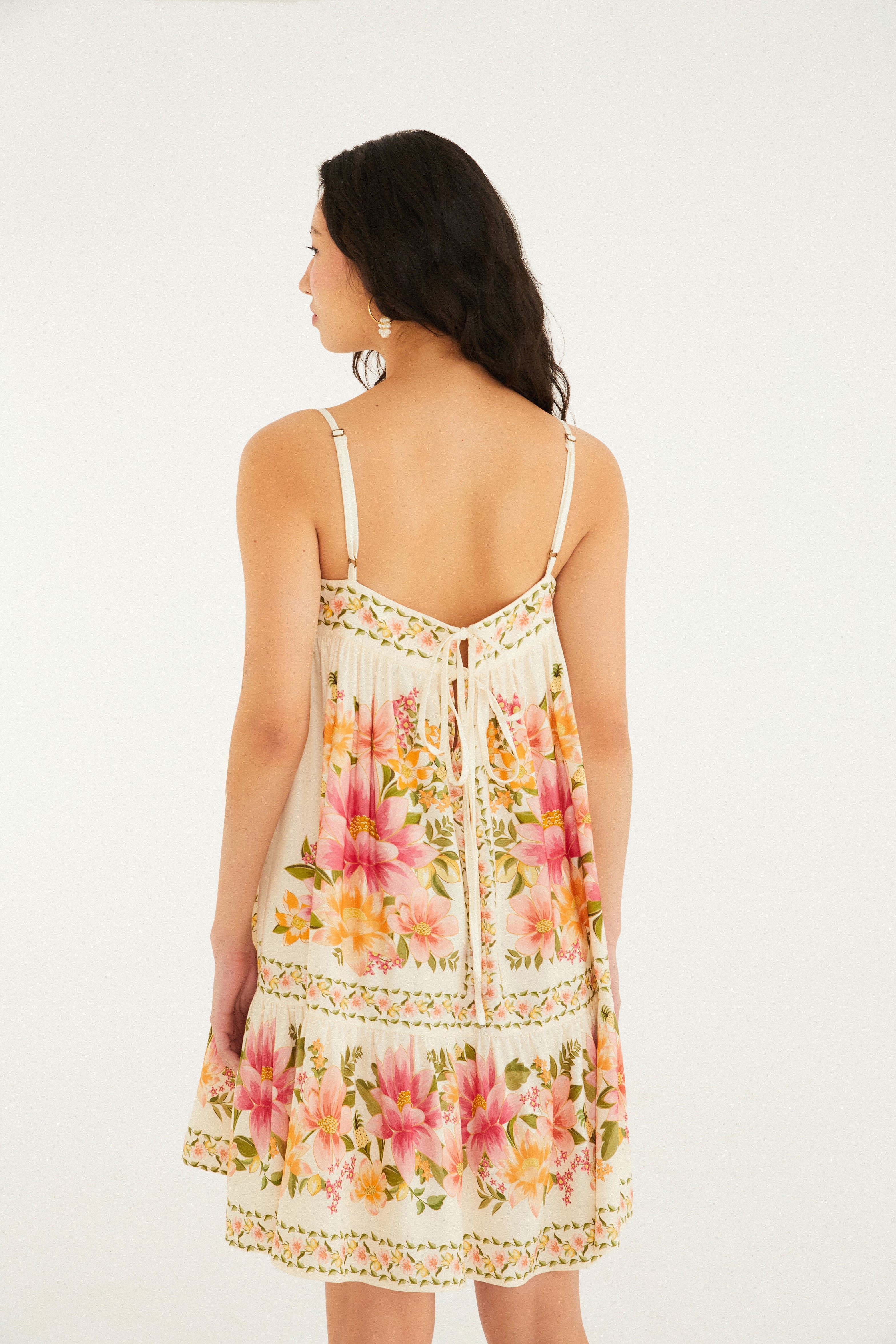 Vestido Curto Estampado Carolina