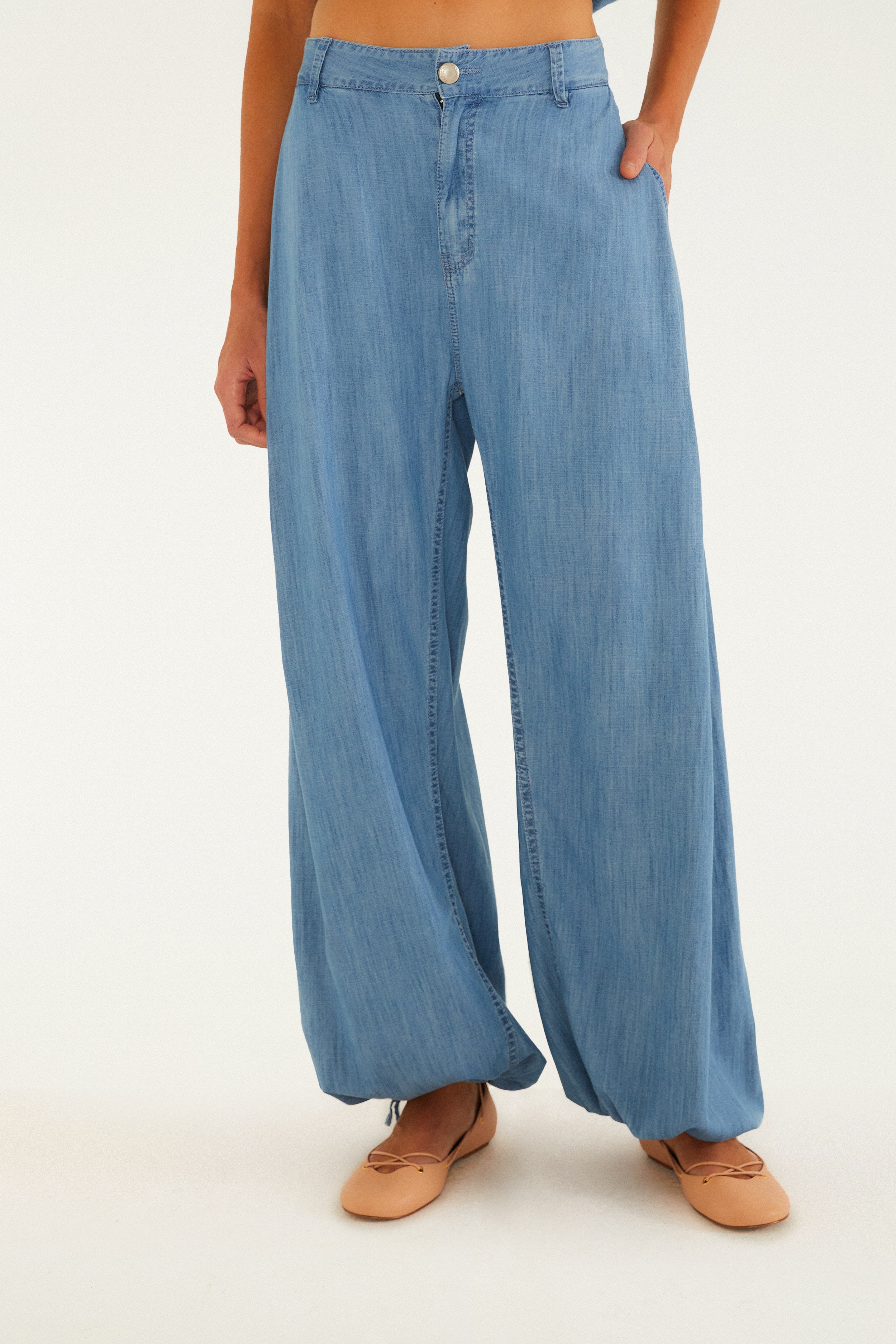 Calça Jeans Boho