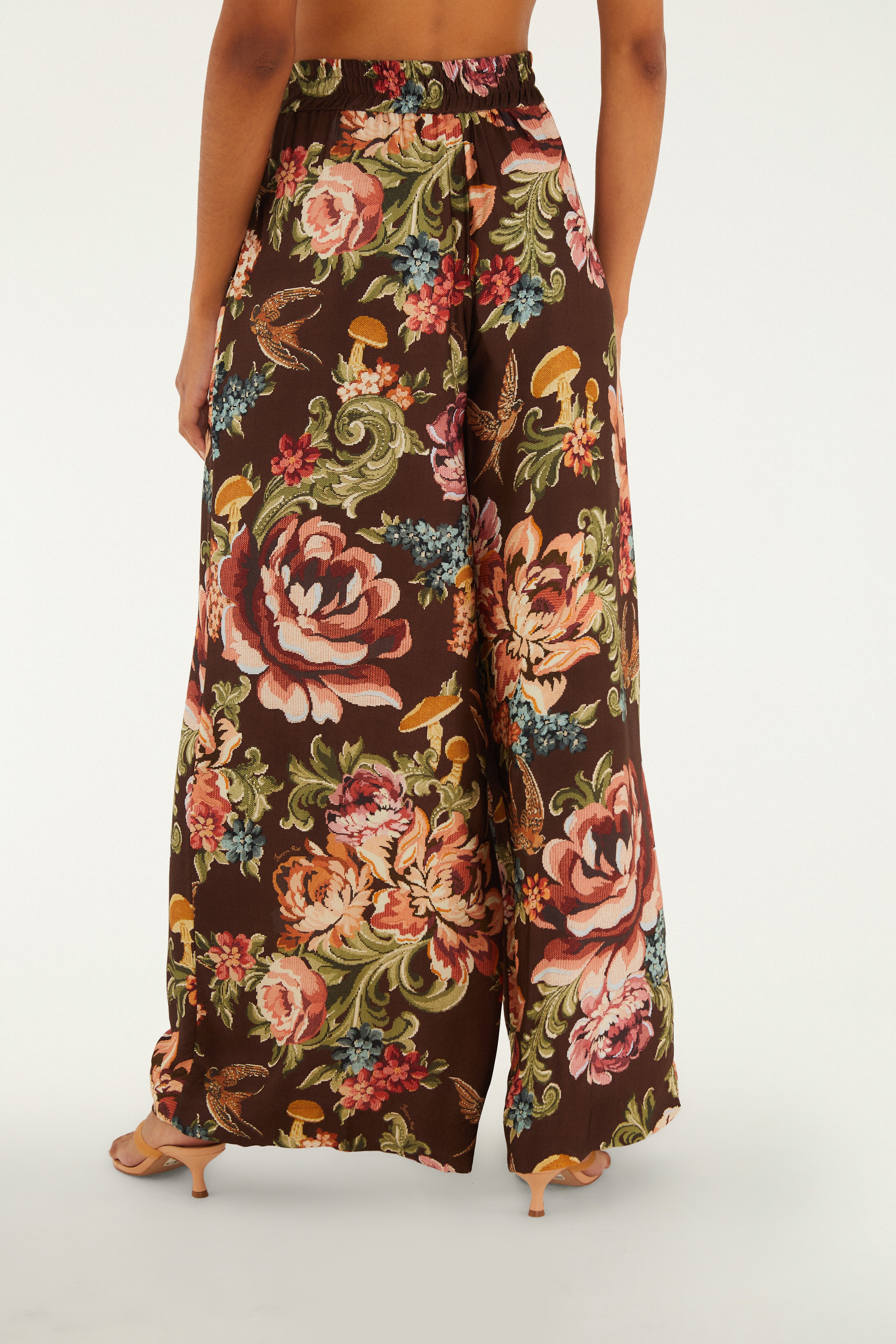 Calça Estampada Floral Clássico