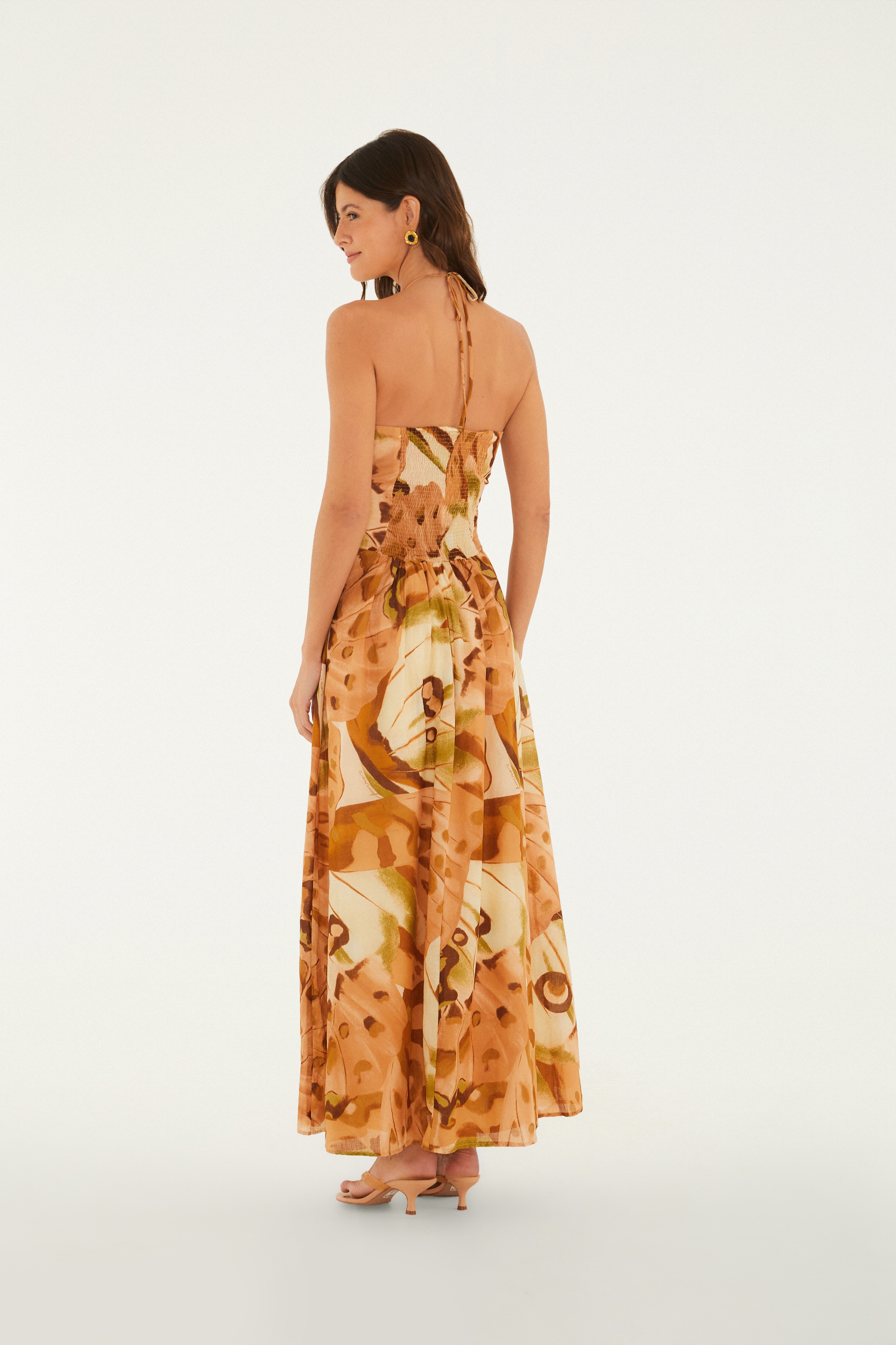 Vestido Cropped Estampado Borbo Onça