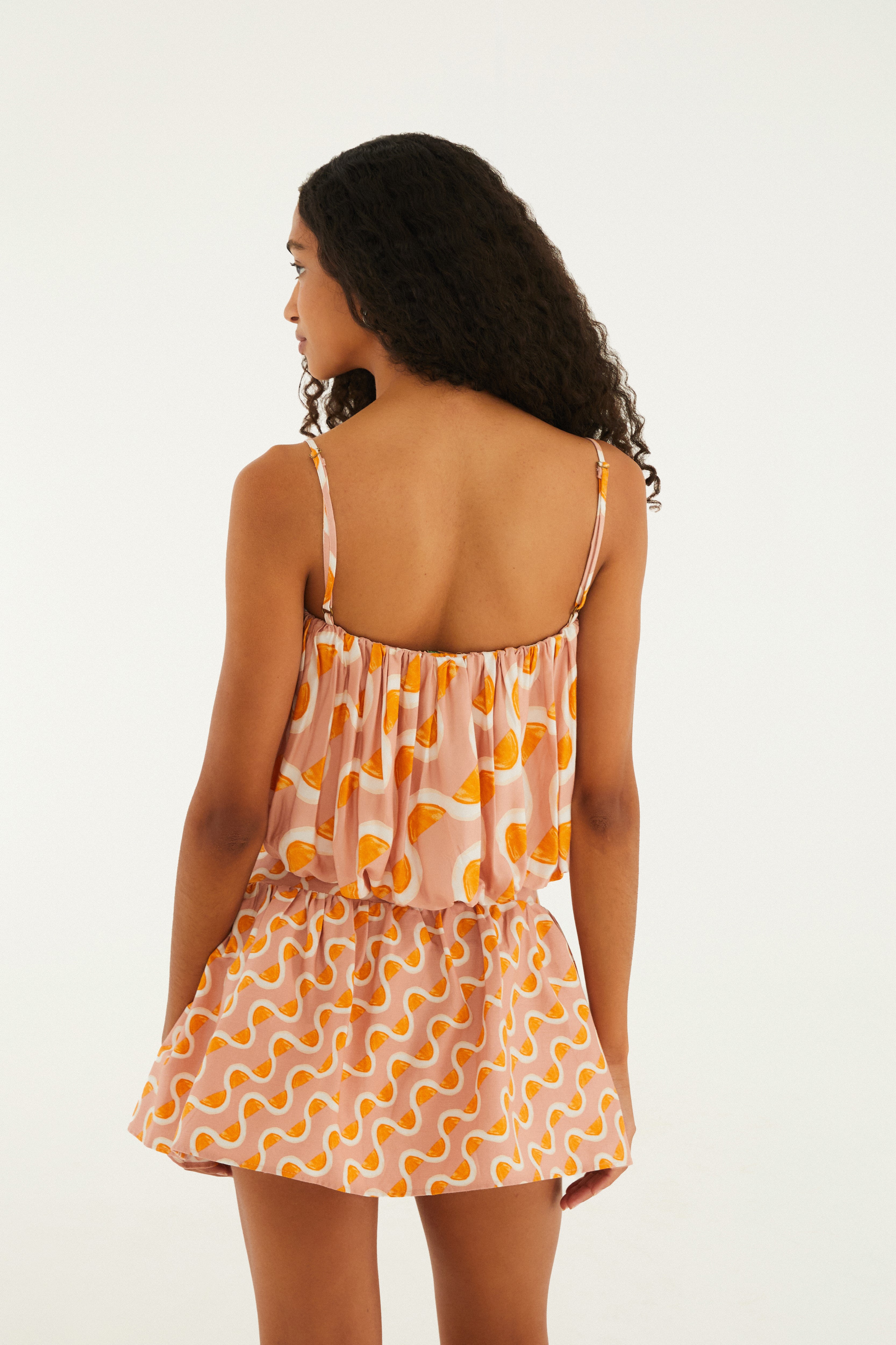 Saia Estampada Da Gema