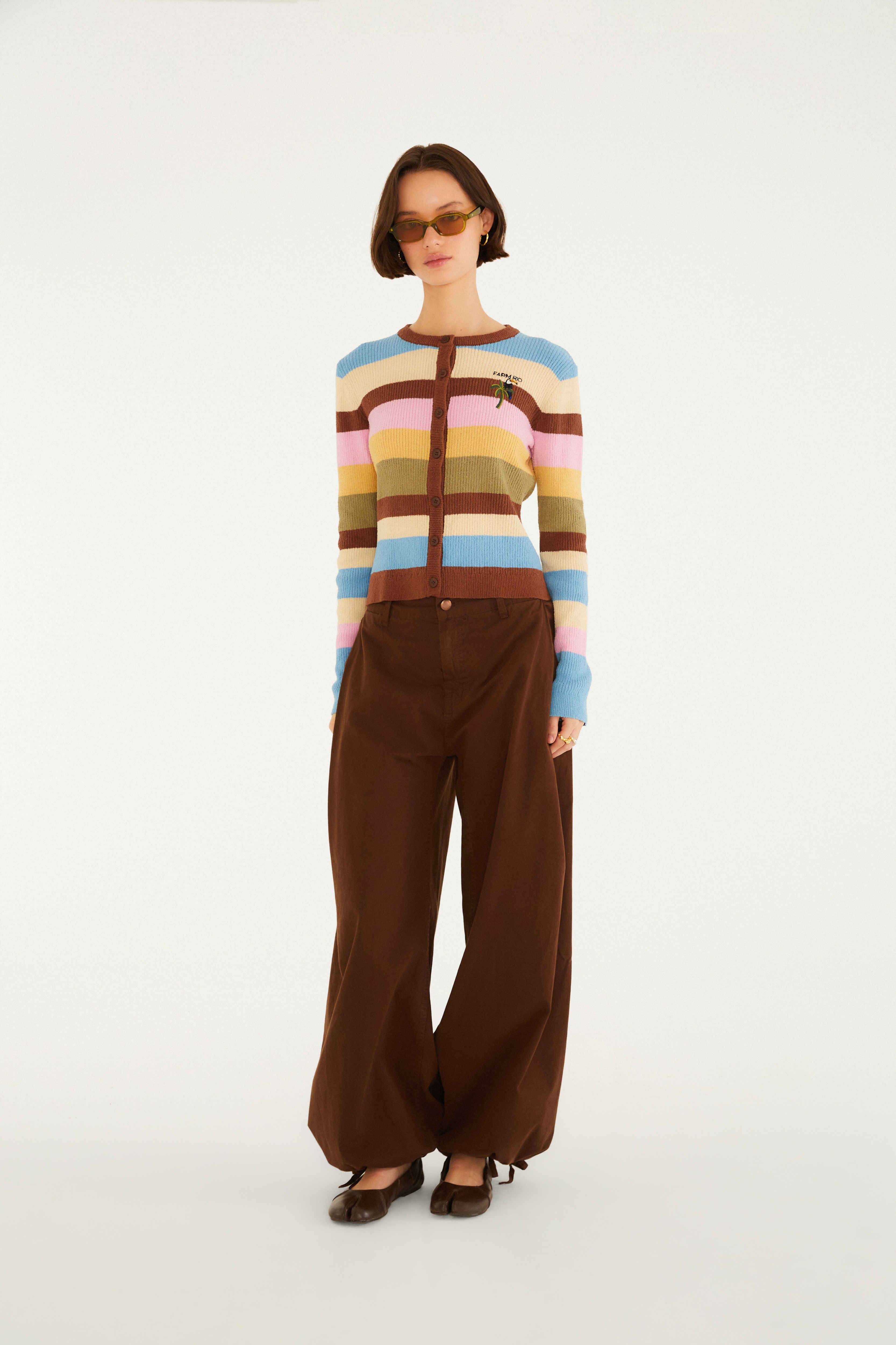 Cardigan Tricot Listrado
