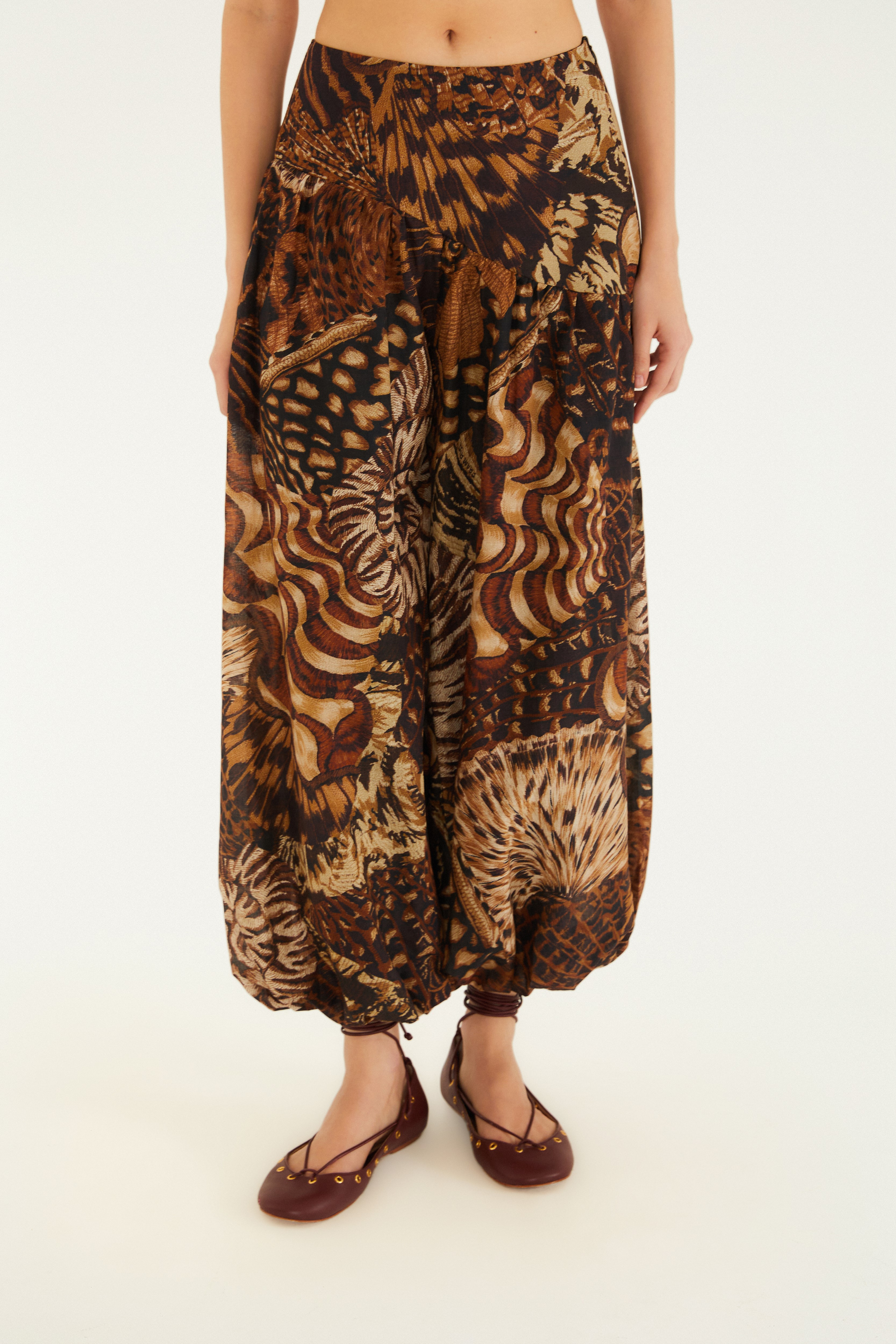 Calça Estampada Camu