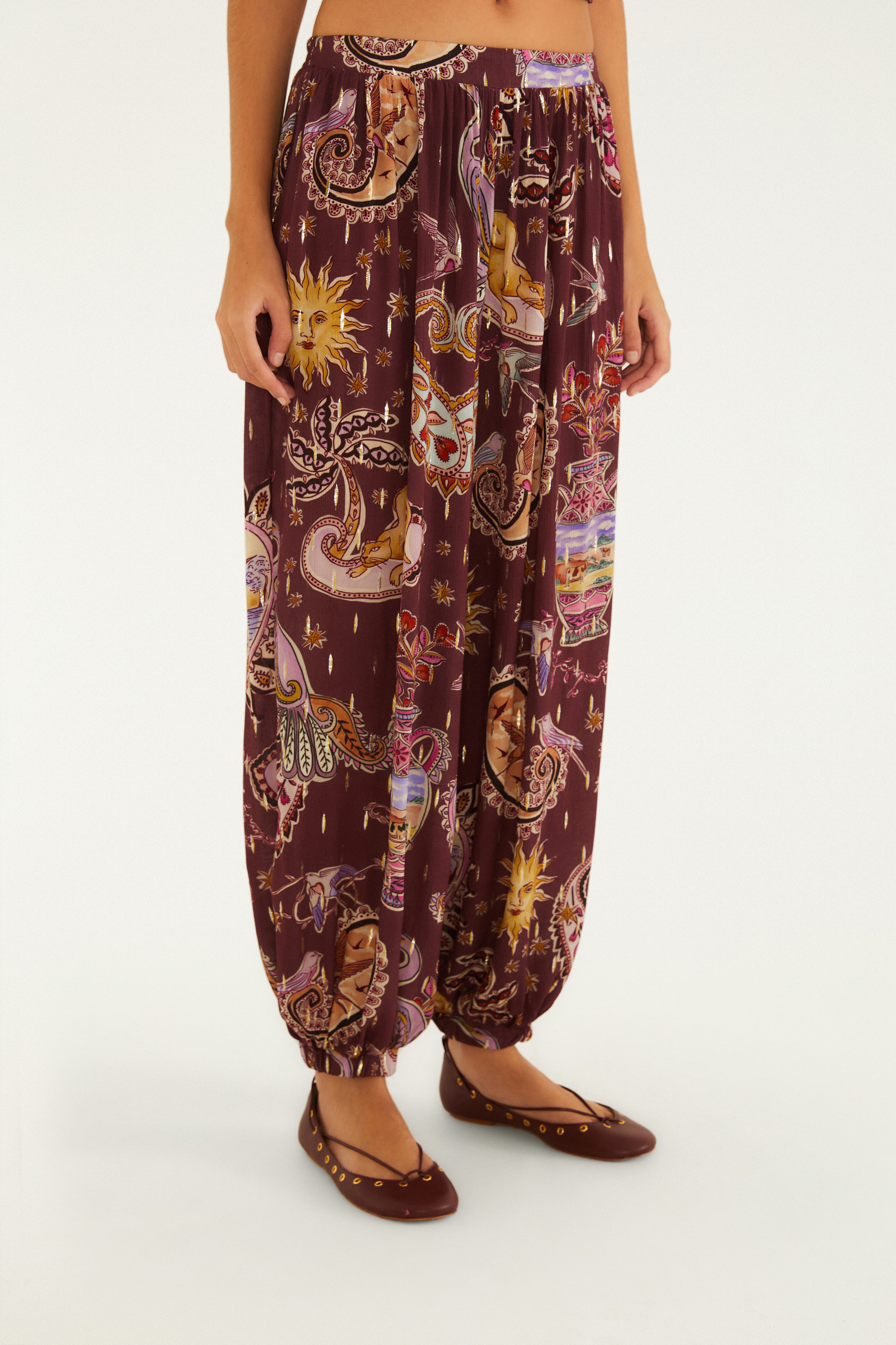 Calça Estampada Reino Místico
