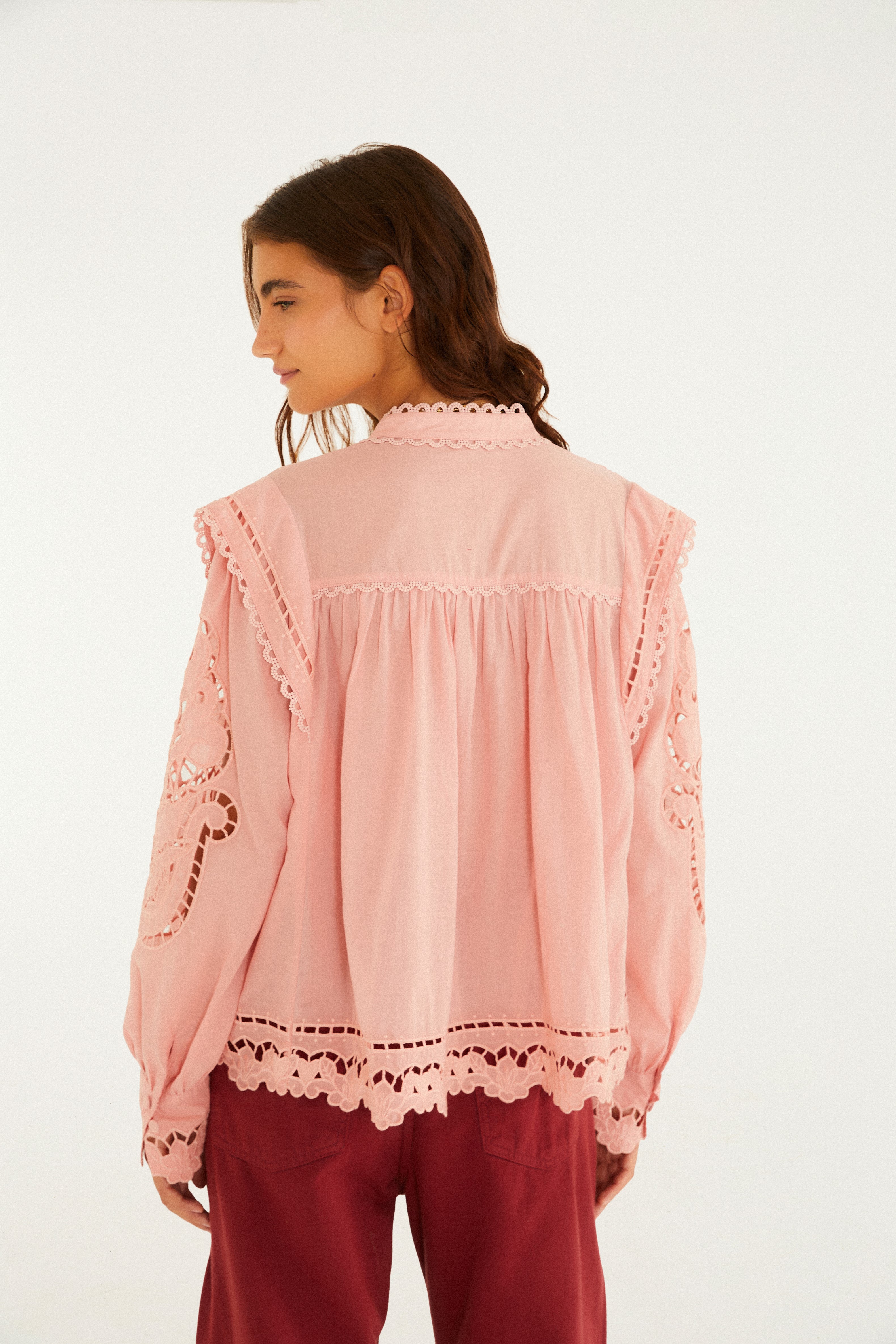 Blusa Artesanal Richelieu Lenço