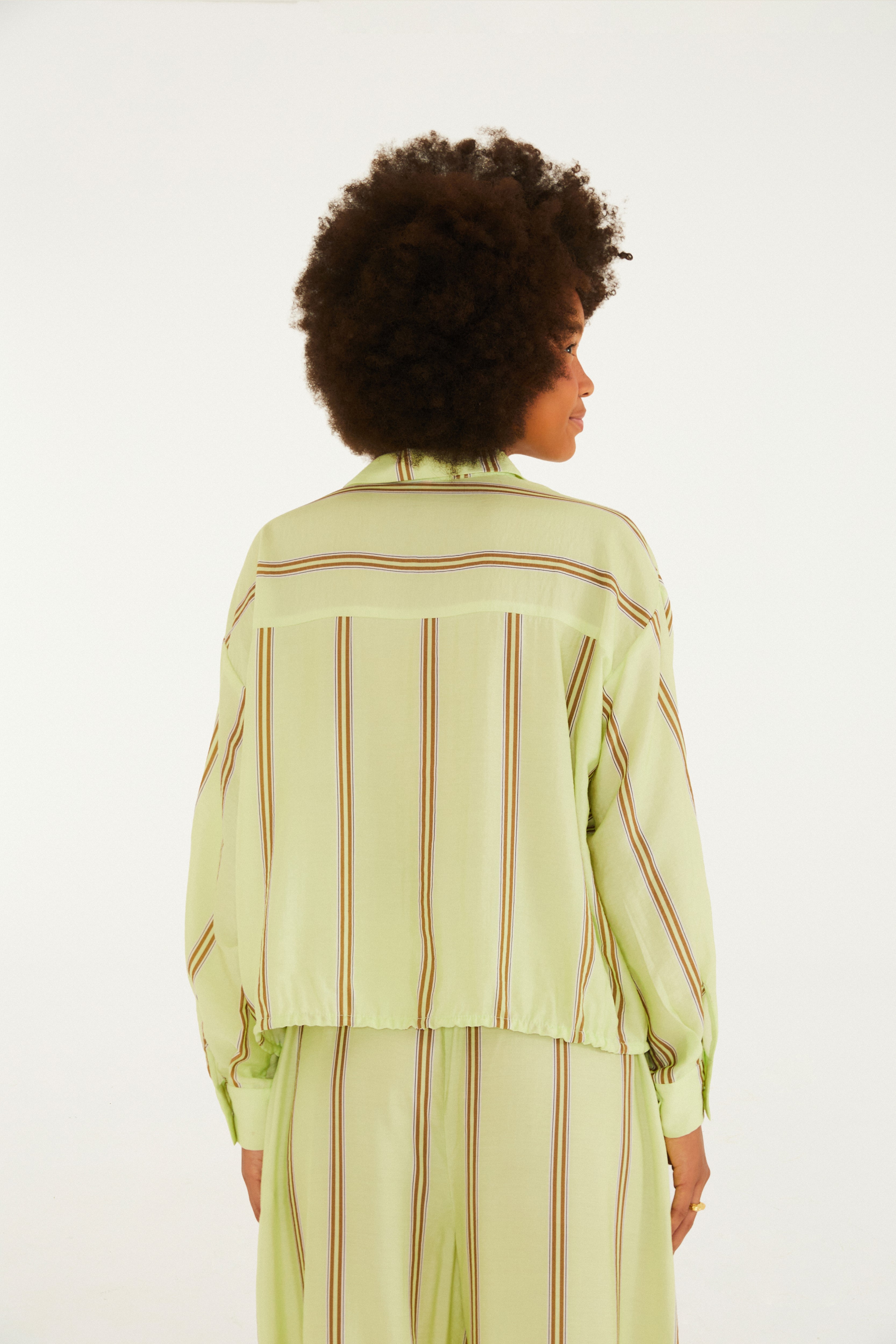 Camisa Listra Amêndoa