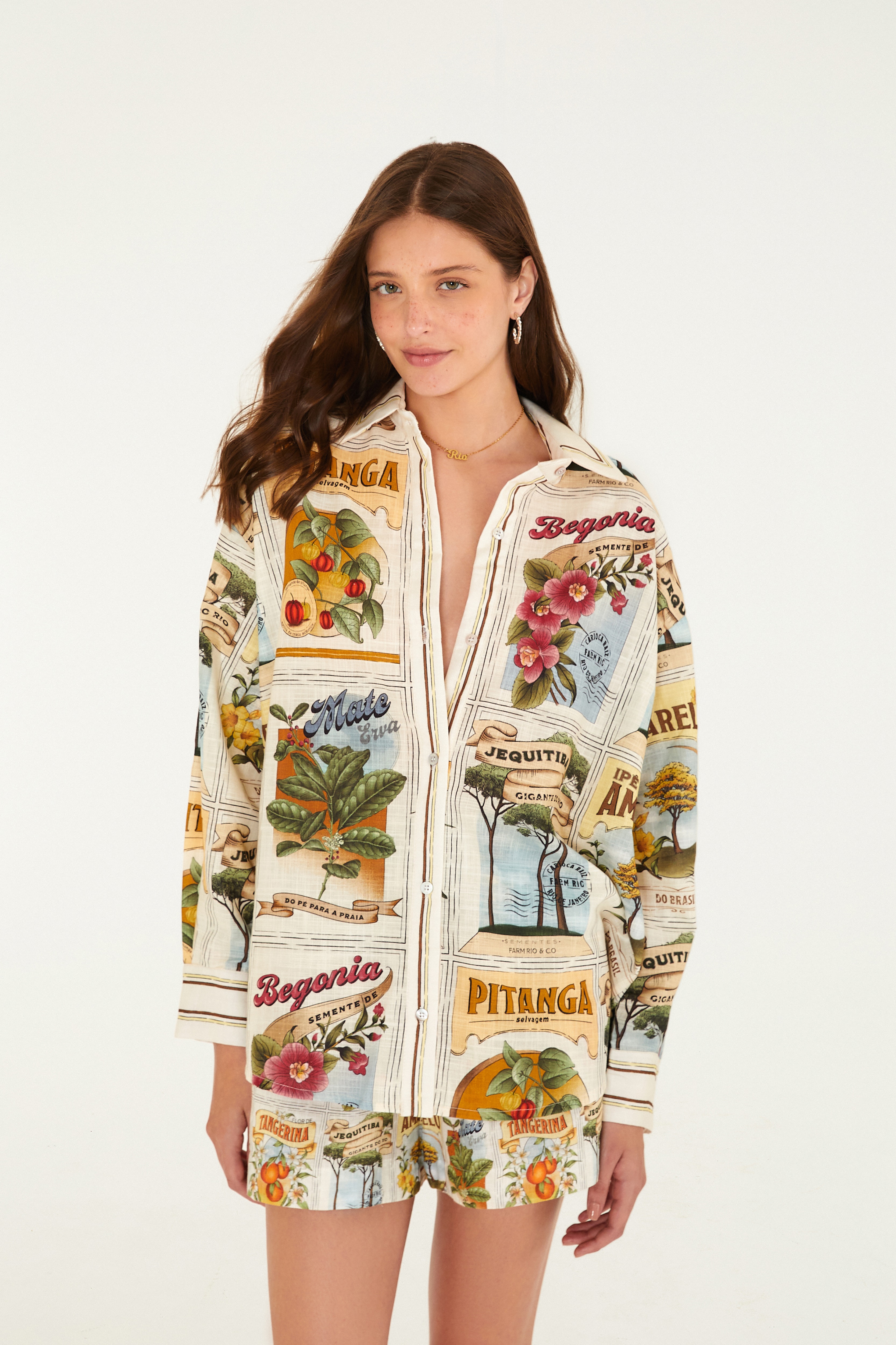 Camisa Estampada Selinhos