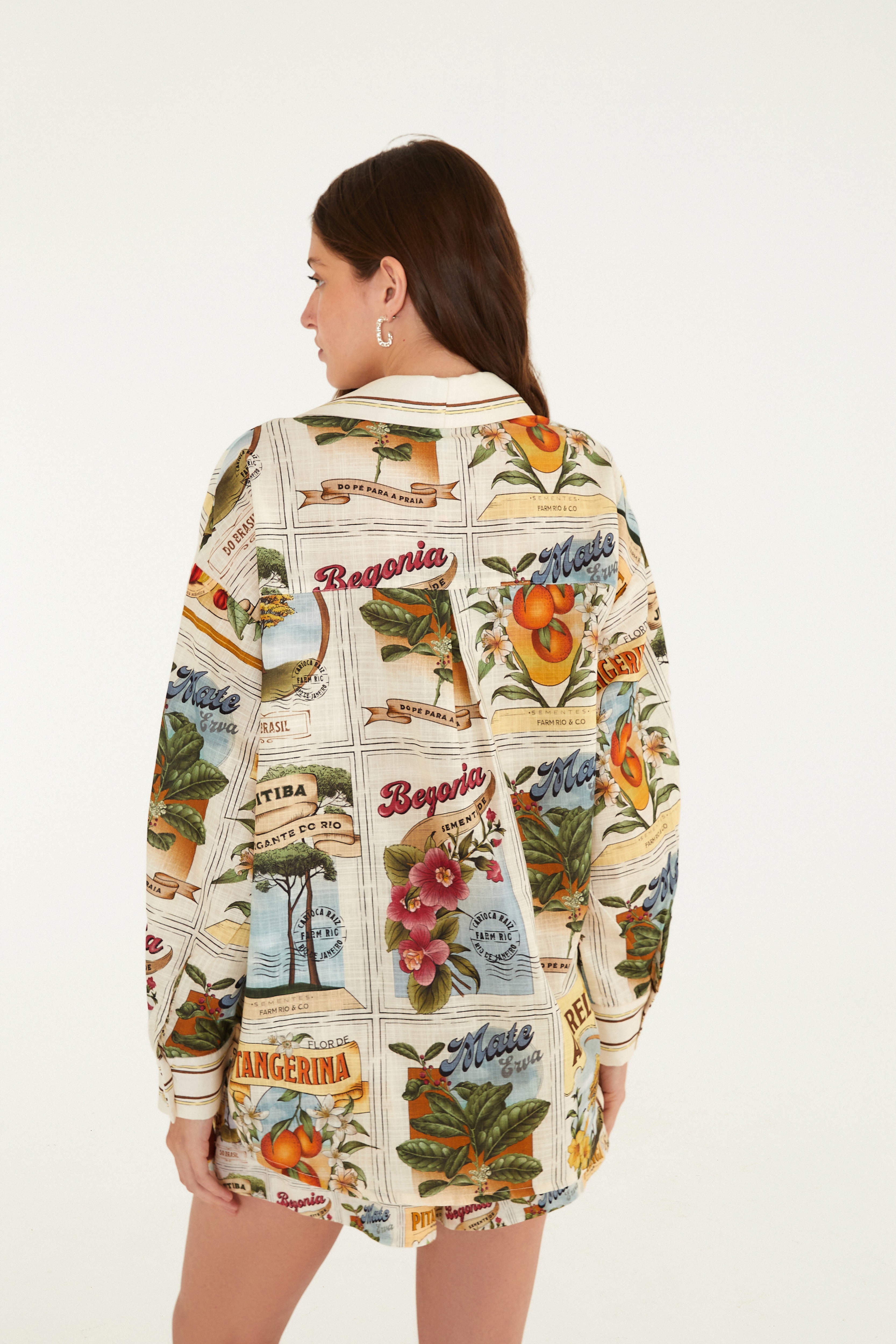 Camisa Estampada Selinhos