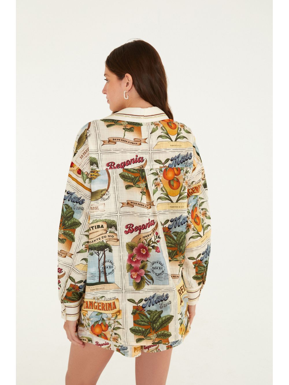 Farm — Camisa Estampada Selinhos