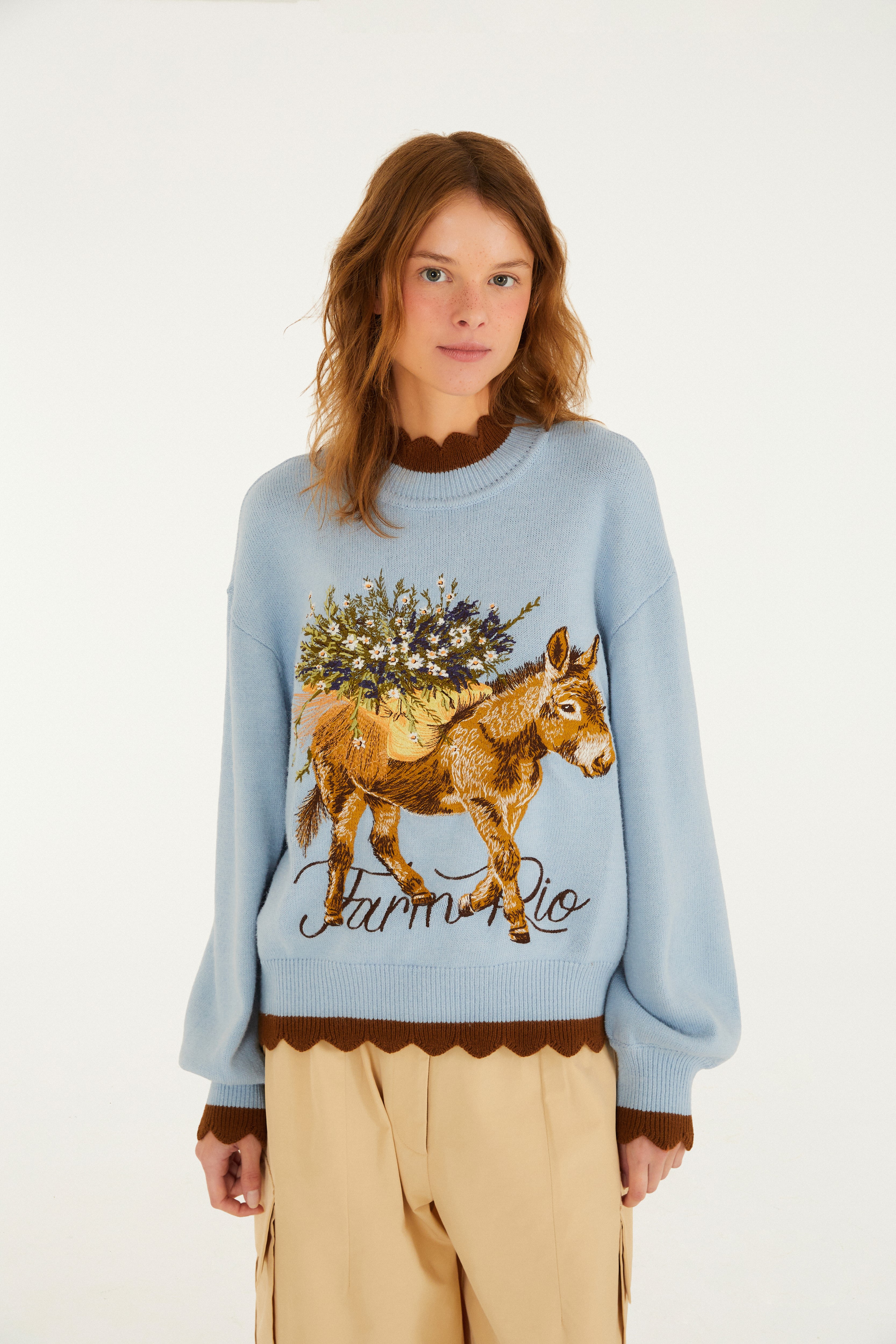 Casaco Tricot Burro Quando Foge