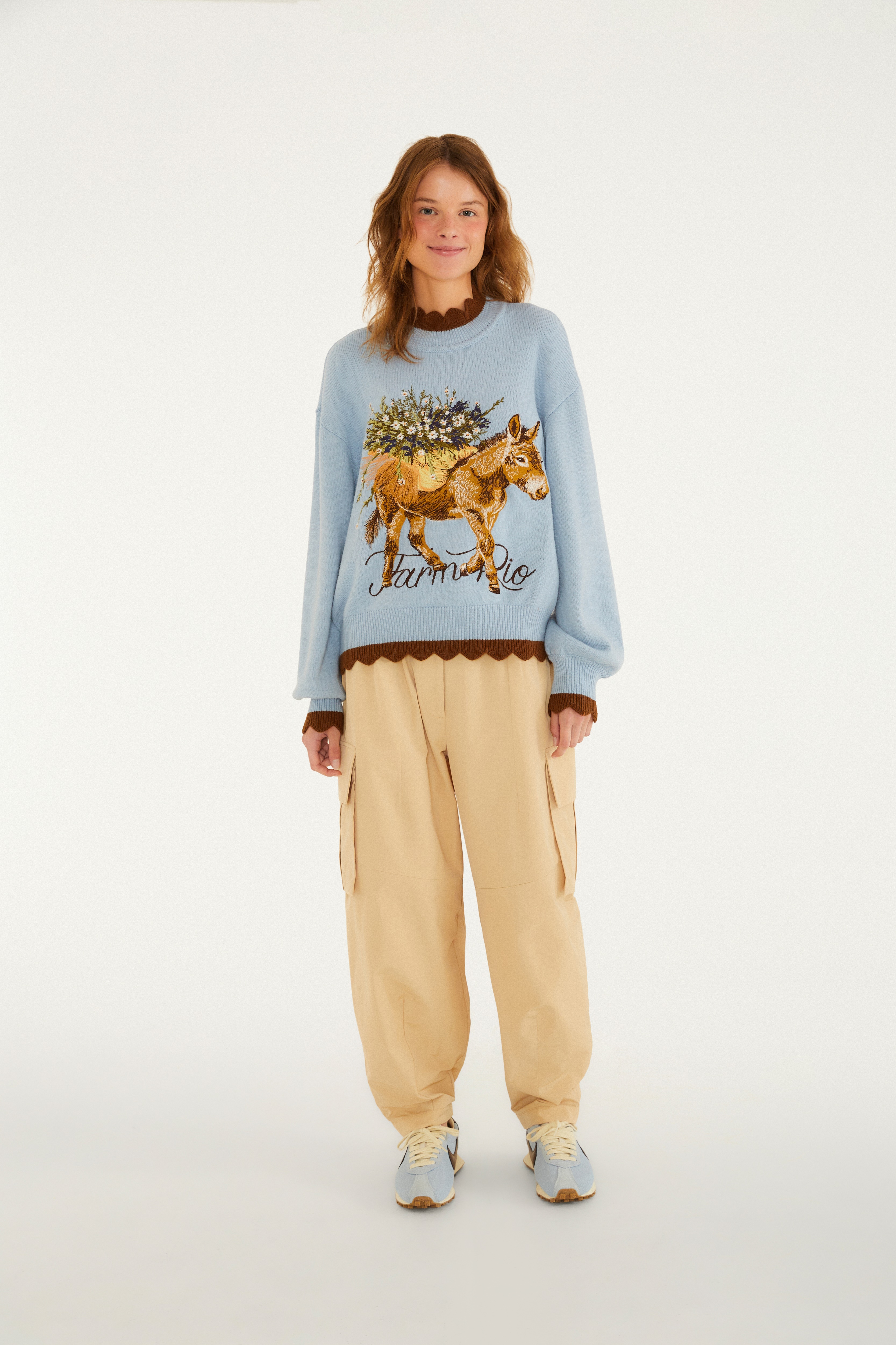 Casaco Tricot Burro Quando Foge