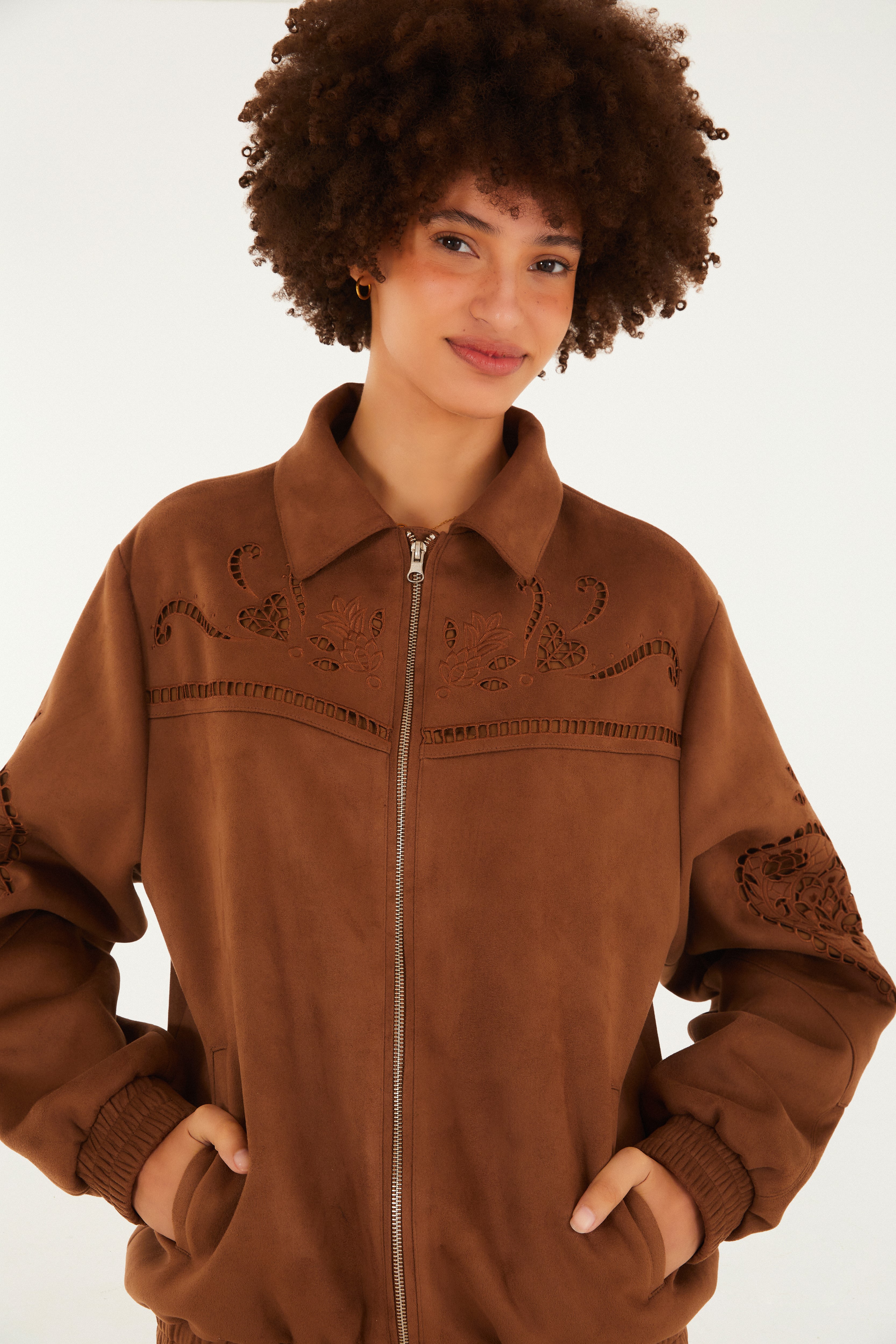 Jaqueta Suede Richelieu
