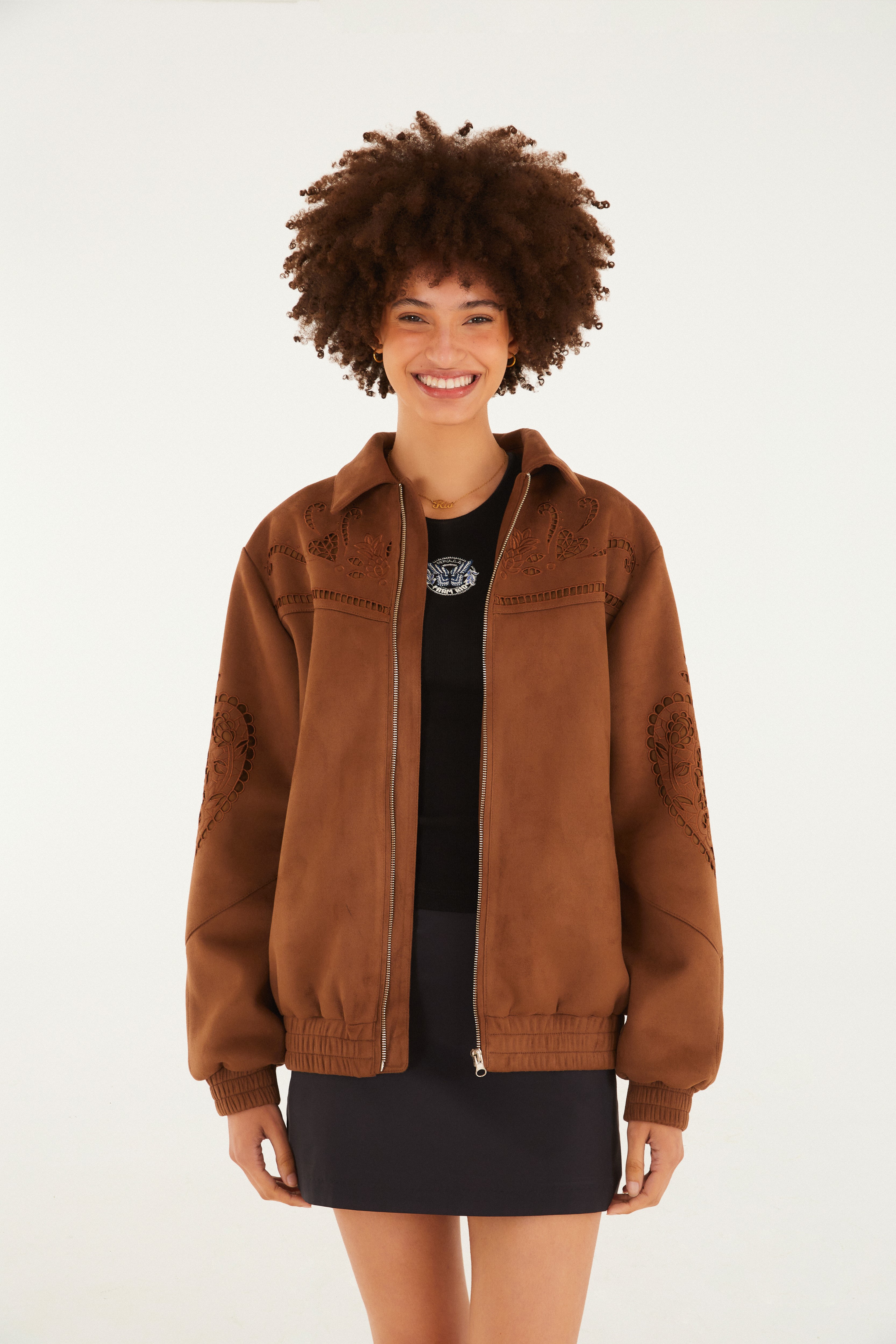 Jaqueta Suede Richelieu