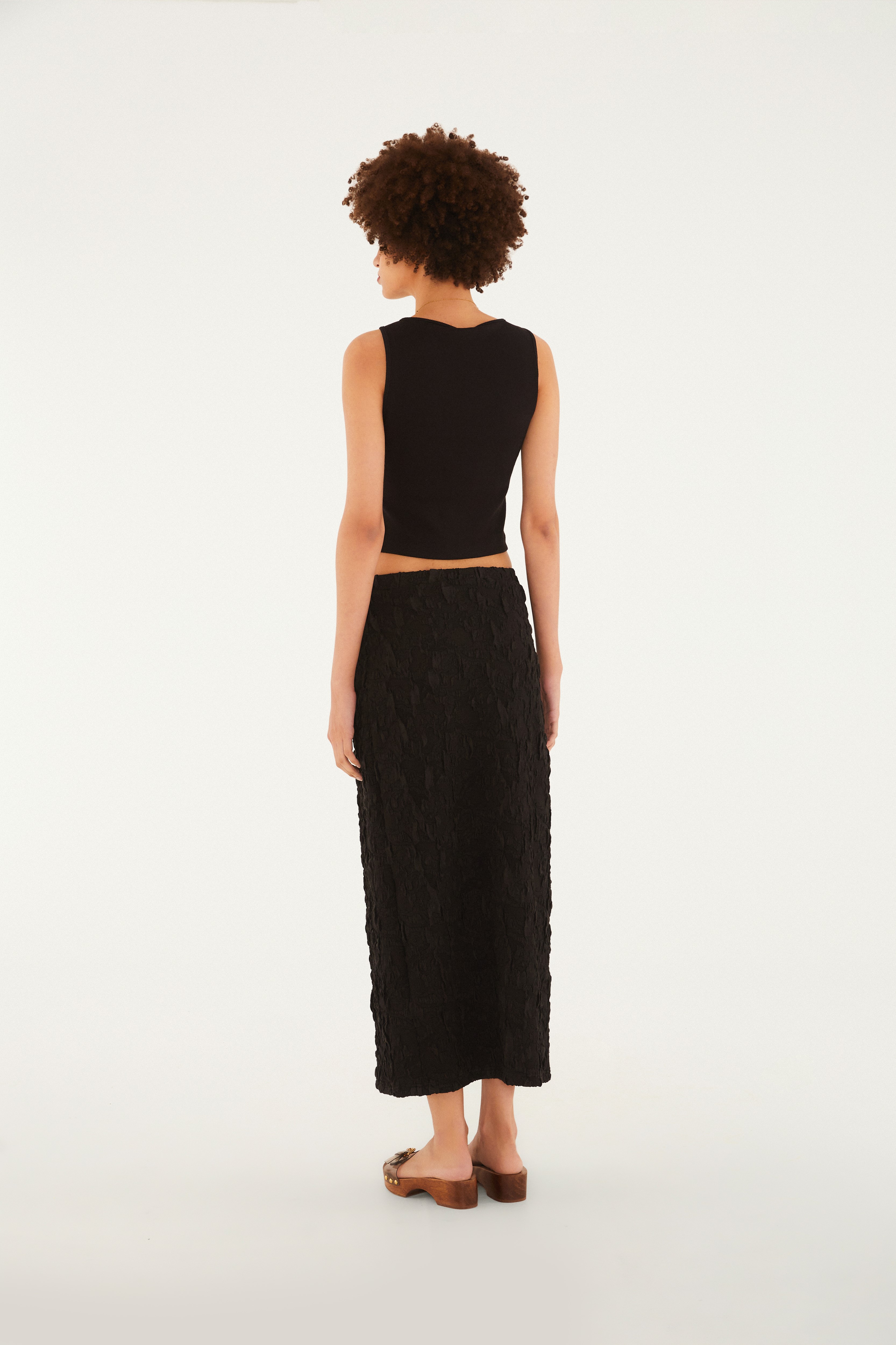 Saia Reta Cropped Textura