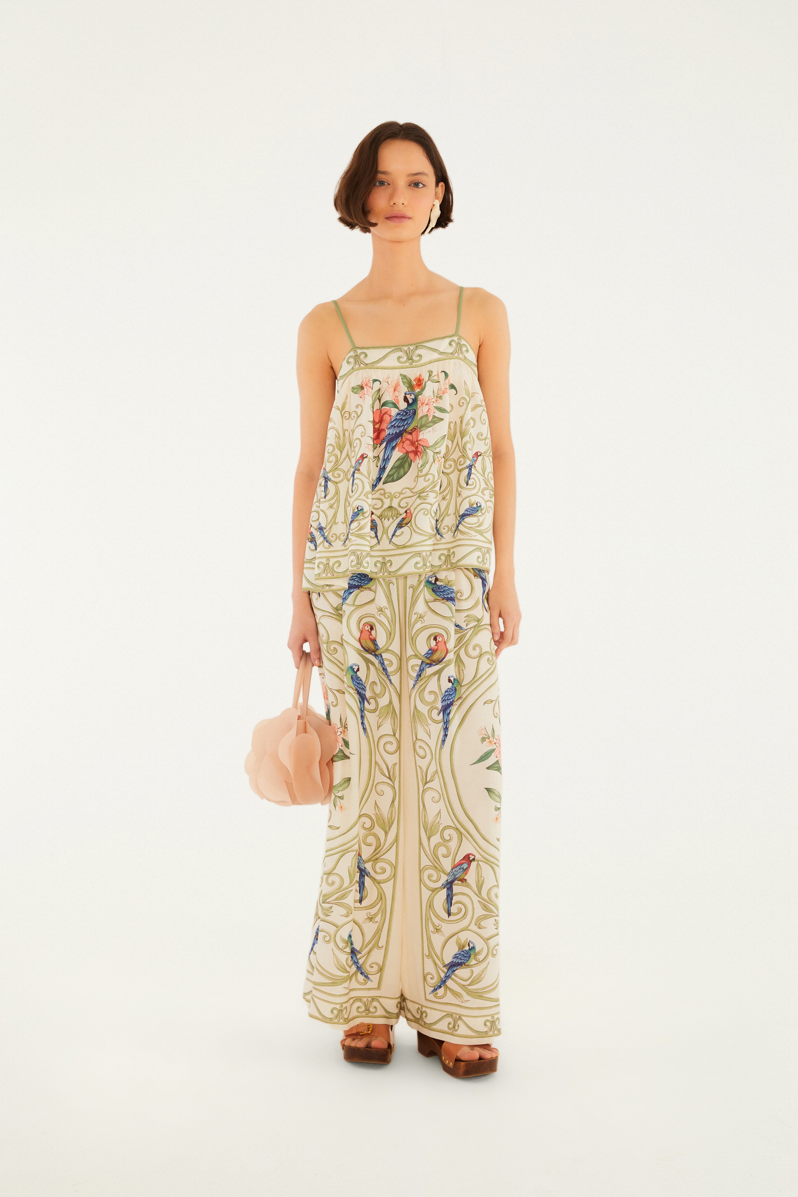 Regata Estampada Arabesco Tropical