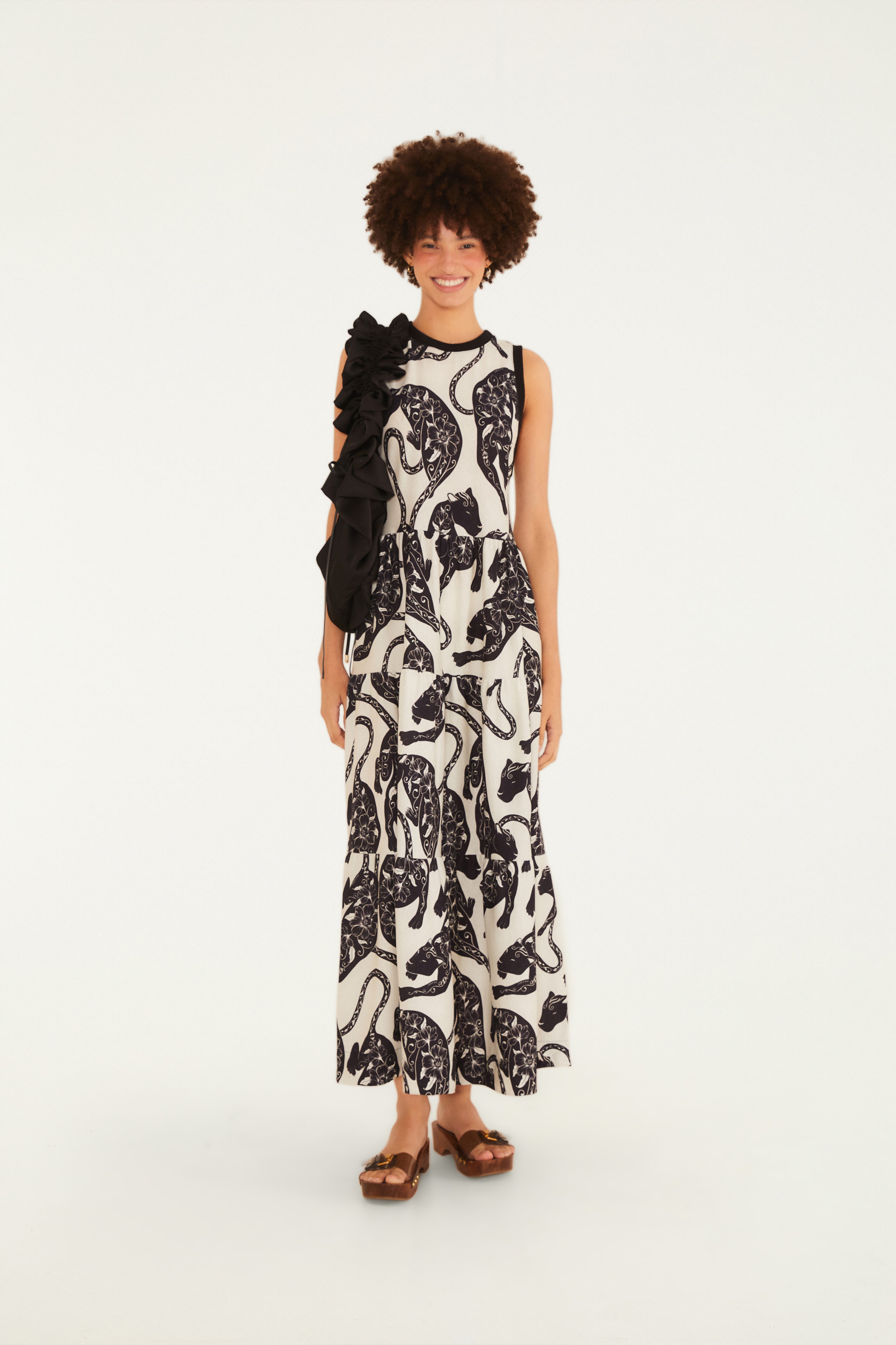 Vestido Marias Estampado Amor De Pantera