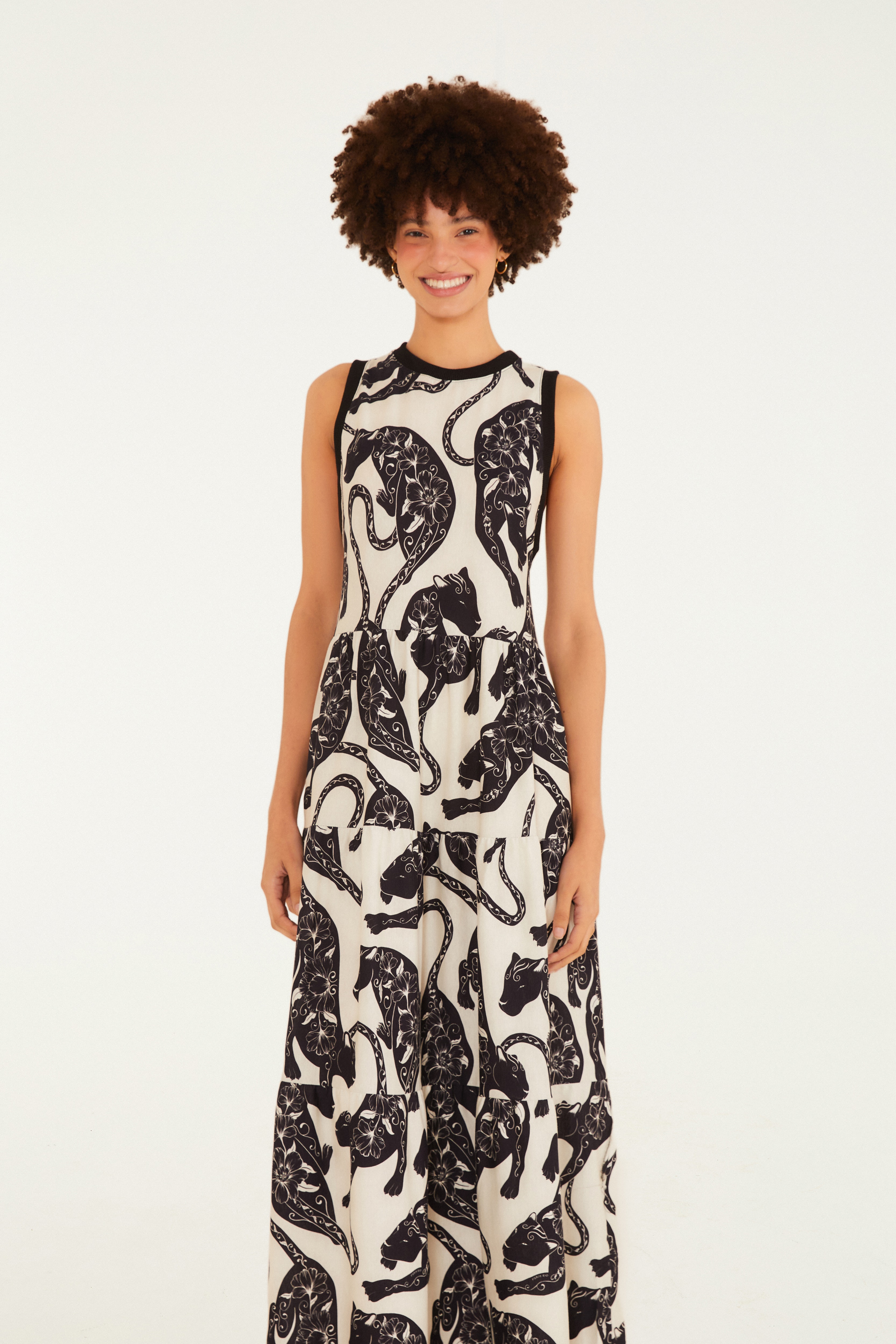 Vestido Marias Estampado Amor De Pantera