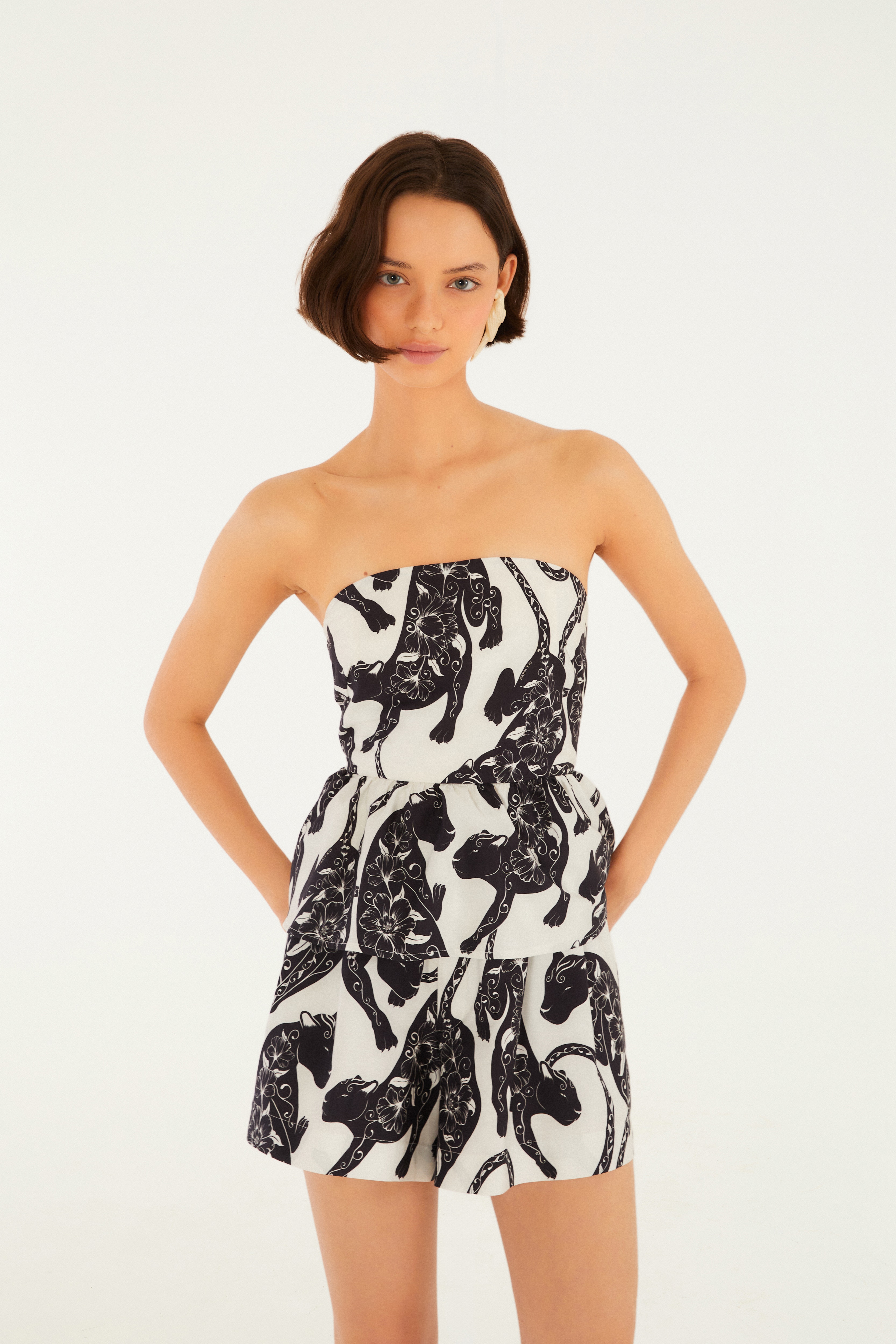 Blusa Peplum Amor De Pantera