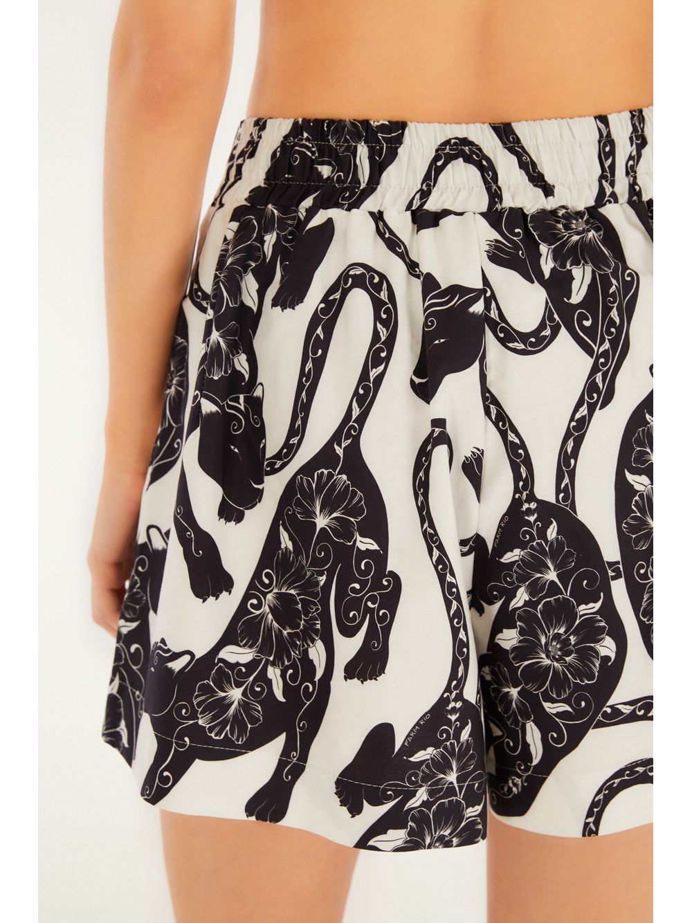 Farm — Short Estampado Amor De Pantera