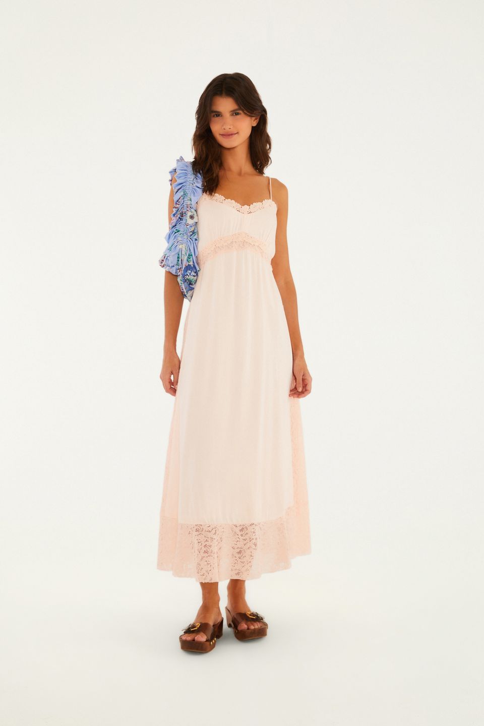 Vestido Renda Midi