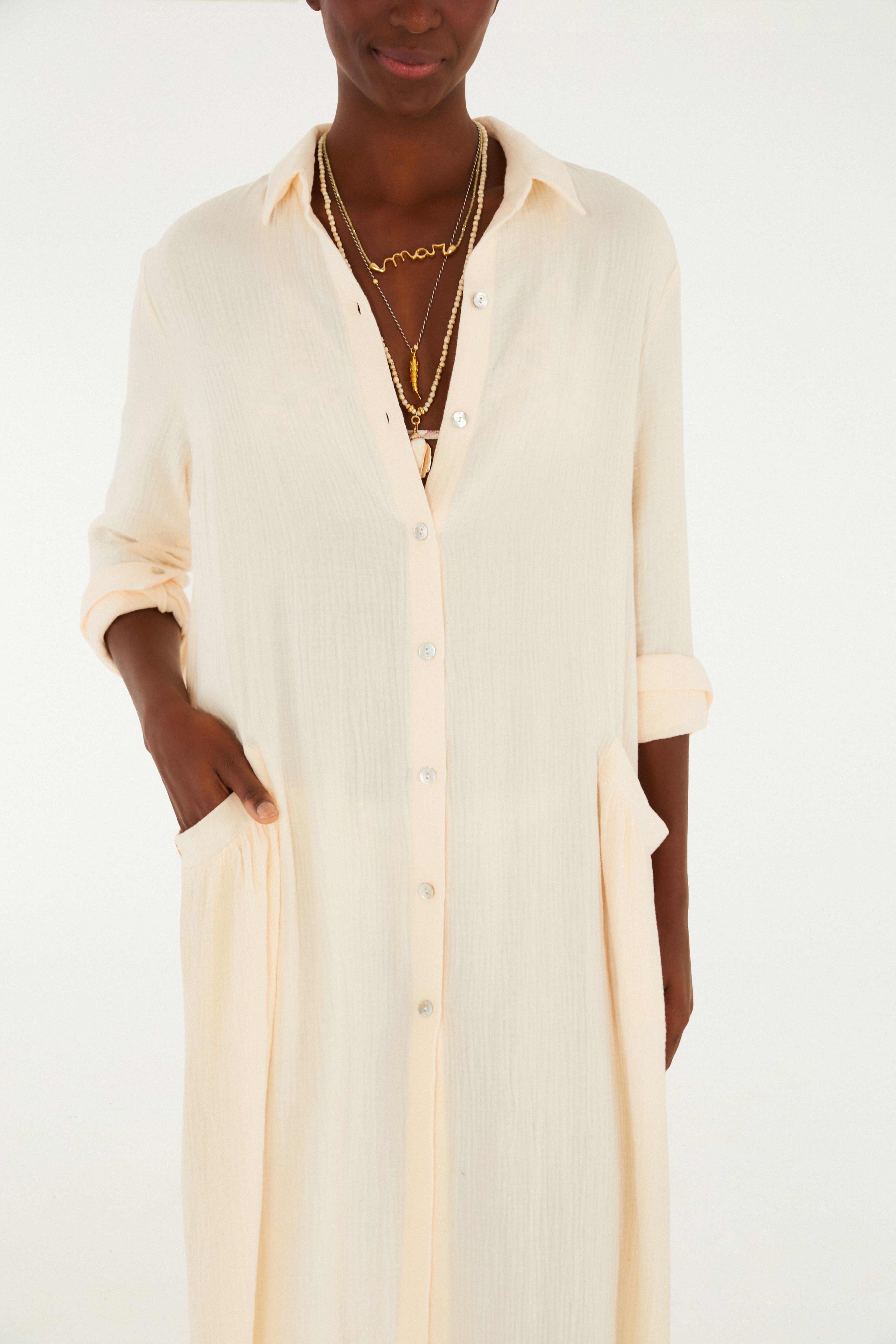 Chemise Praia Crinckle