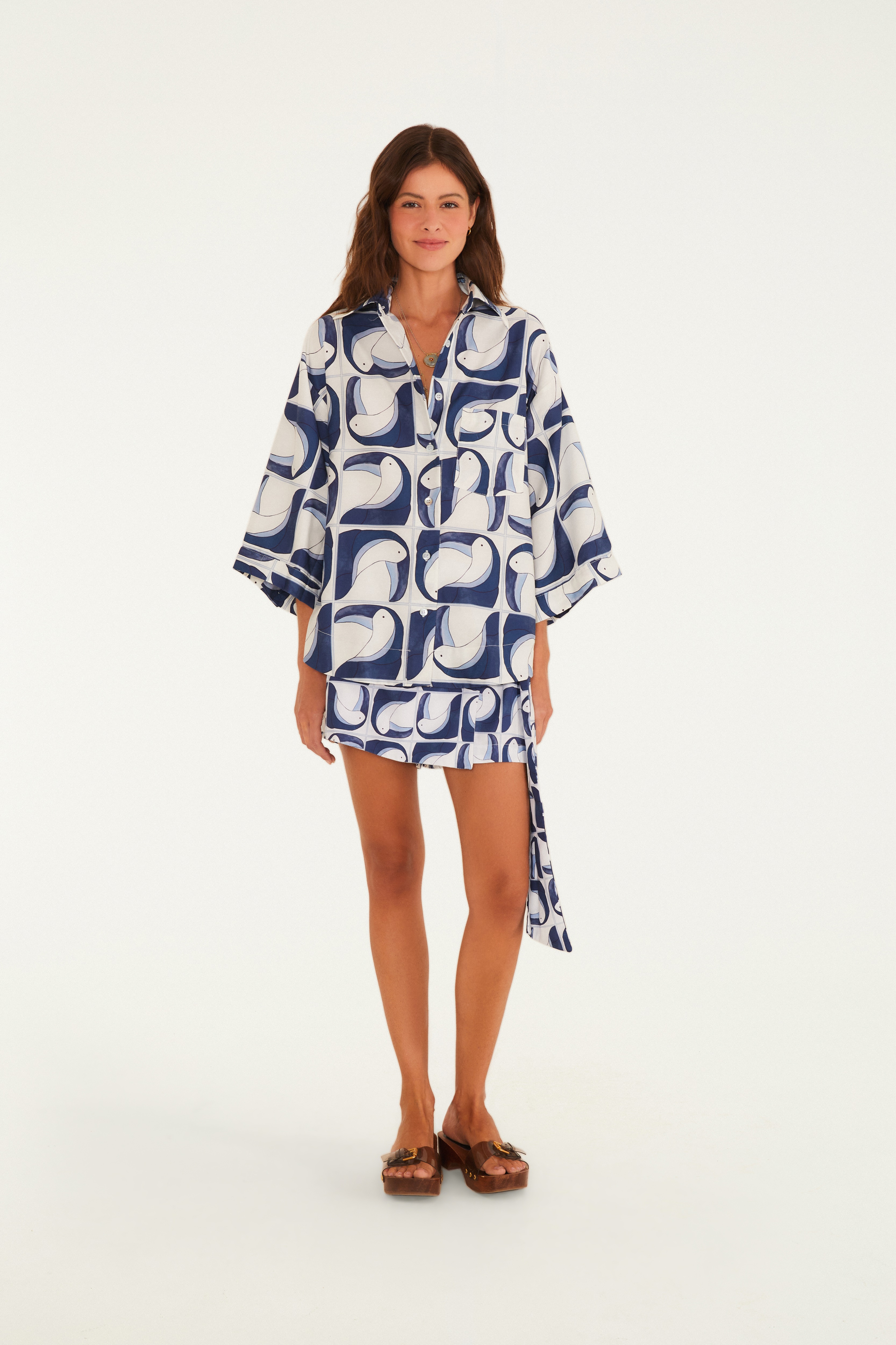 Camisa Estampada Tuca Tropical