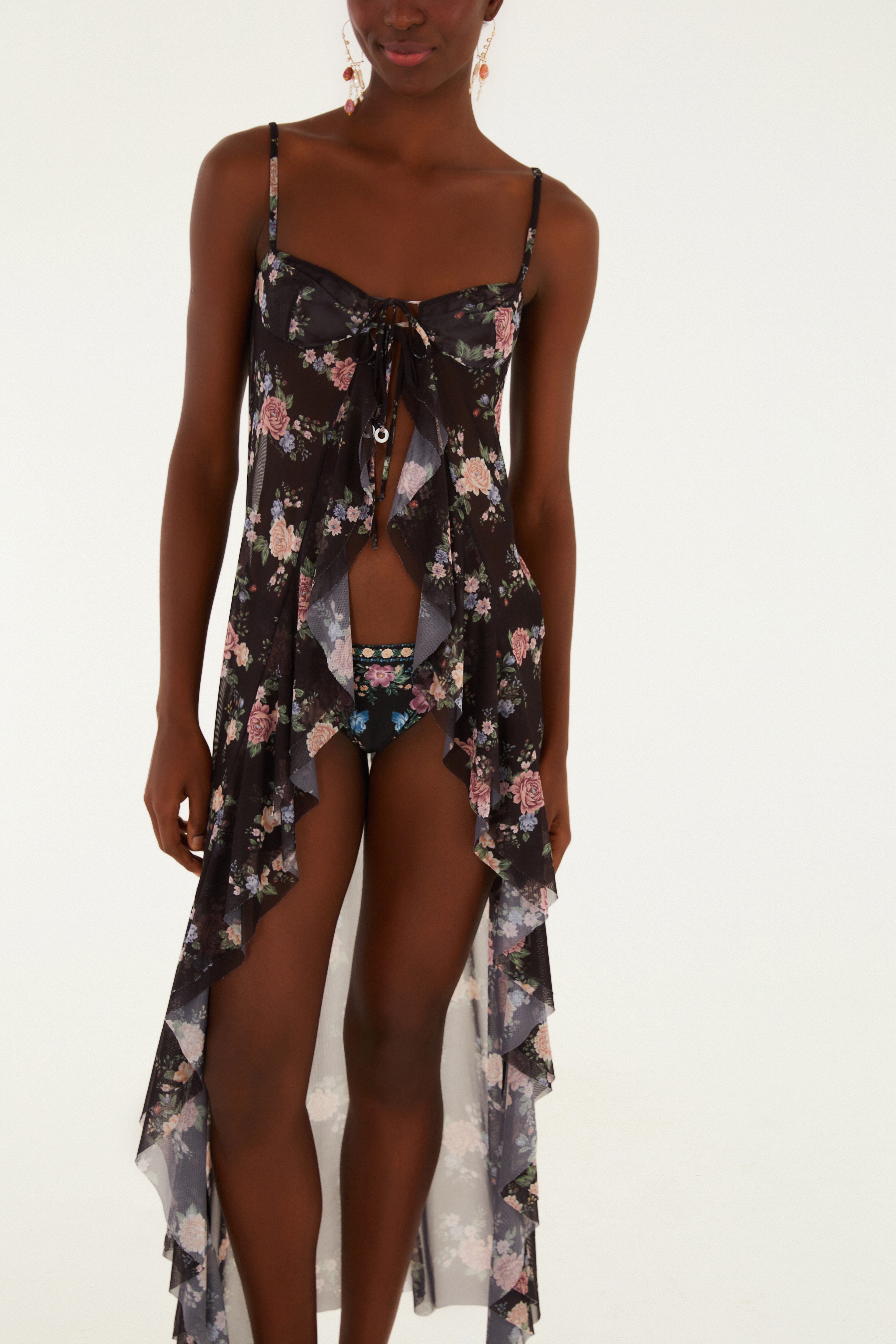 Túnica Estampada Floral Romance