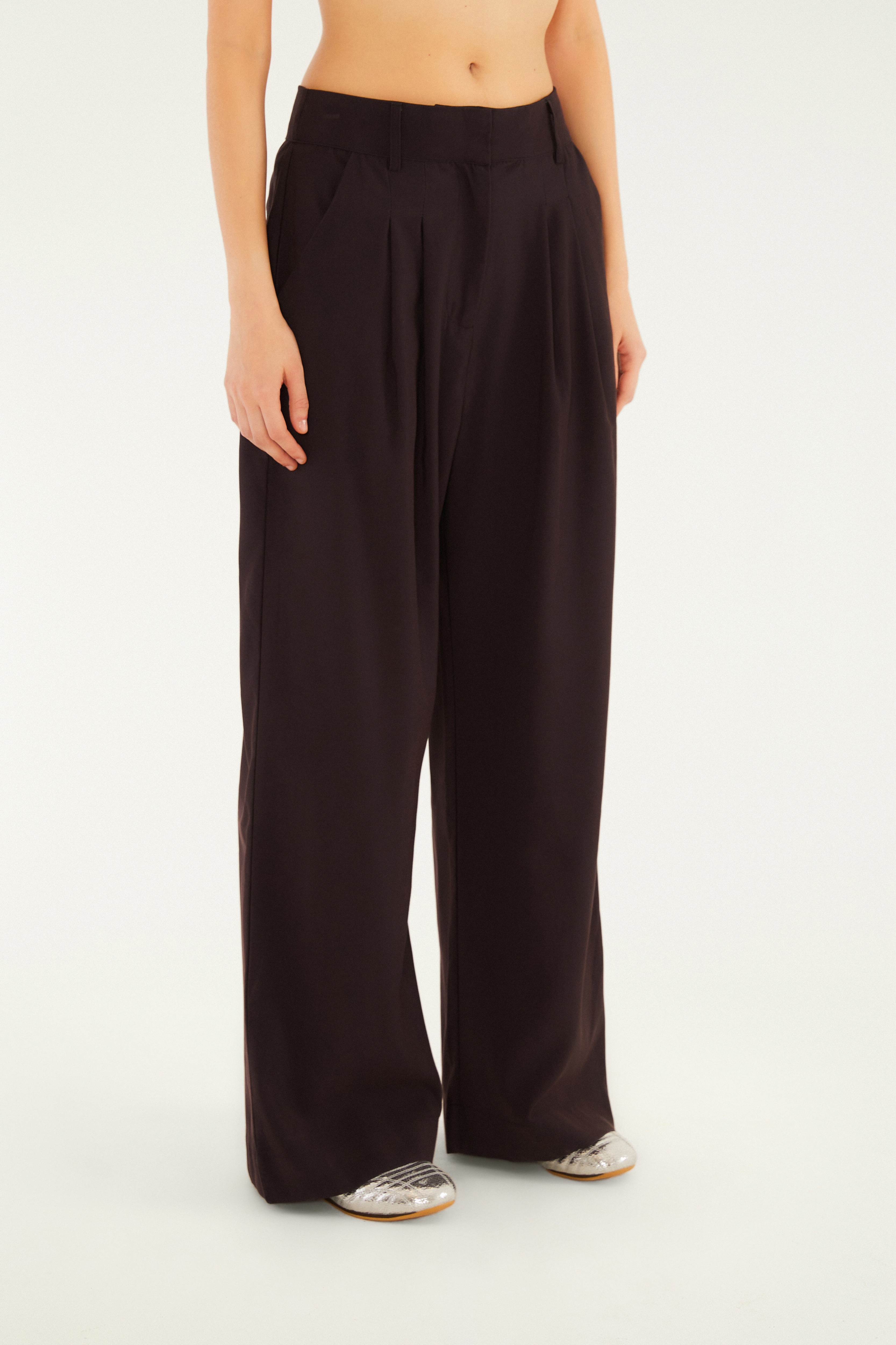 Calça Pregas
