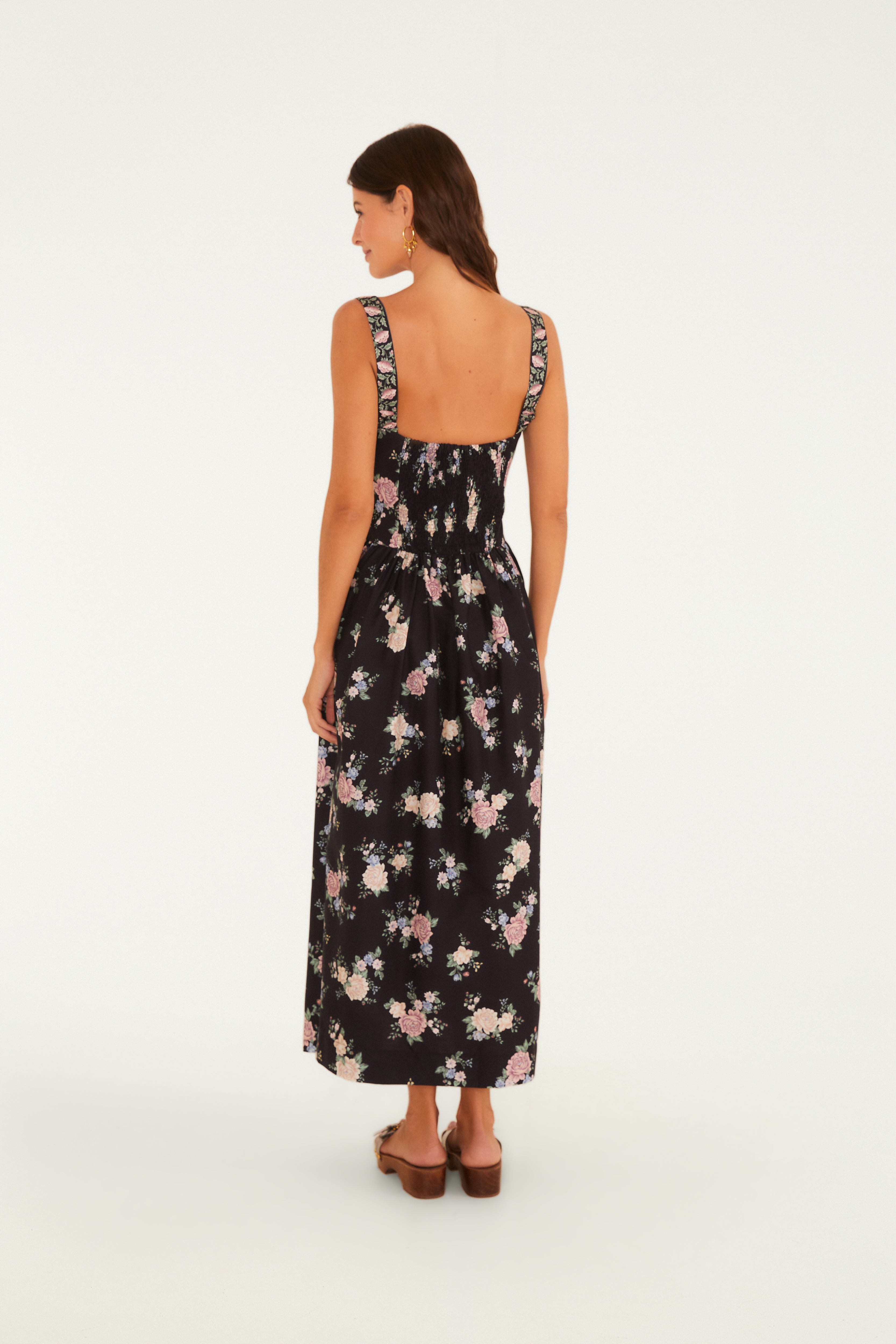 Vestido Cropped Estampado Romance