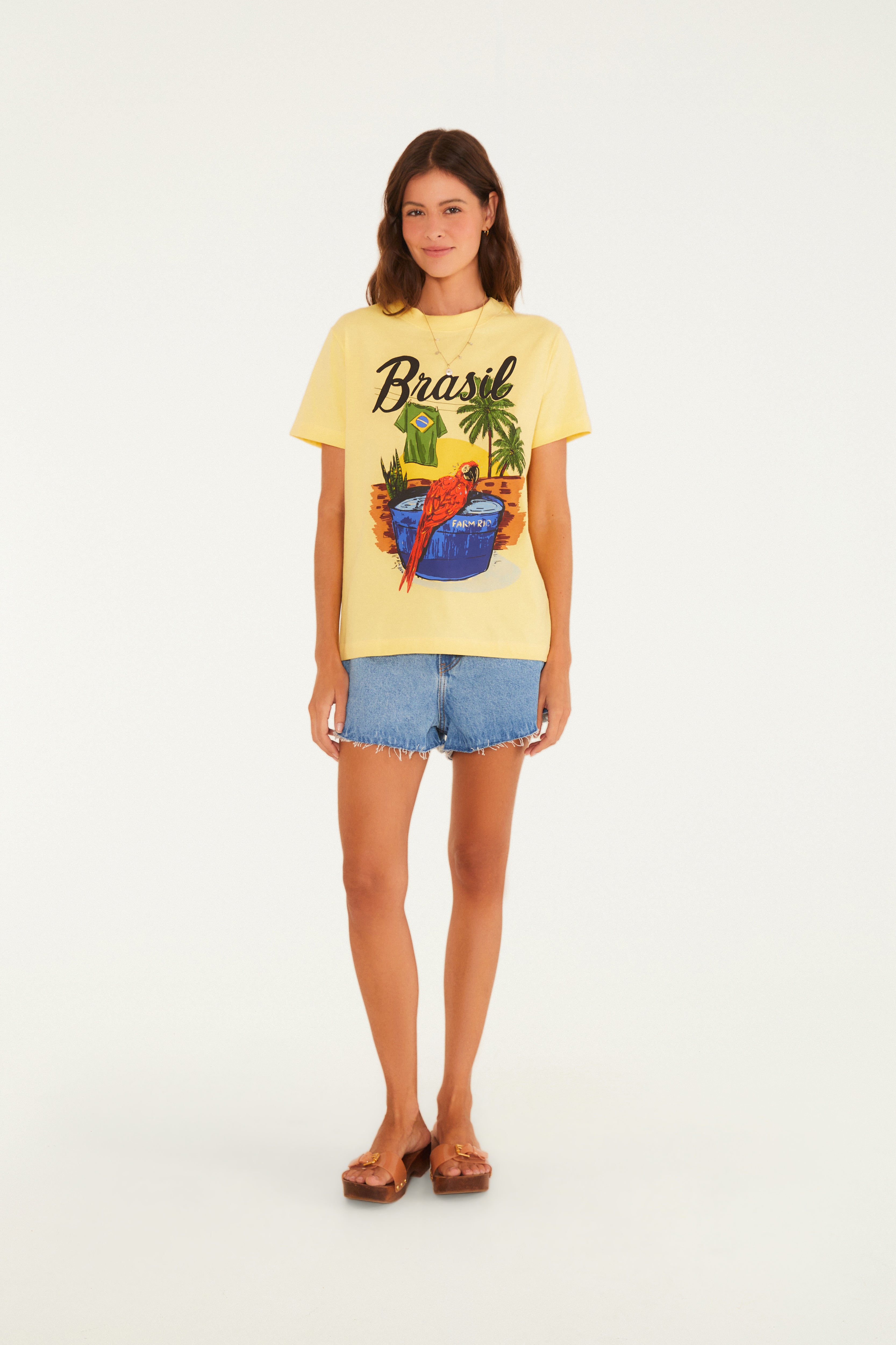 T-Shirt Fit Arara Brasil