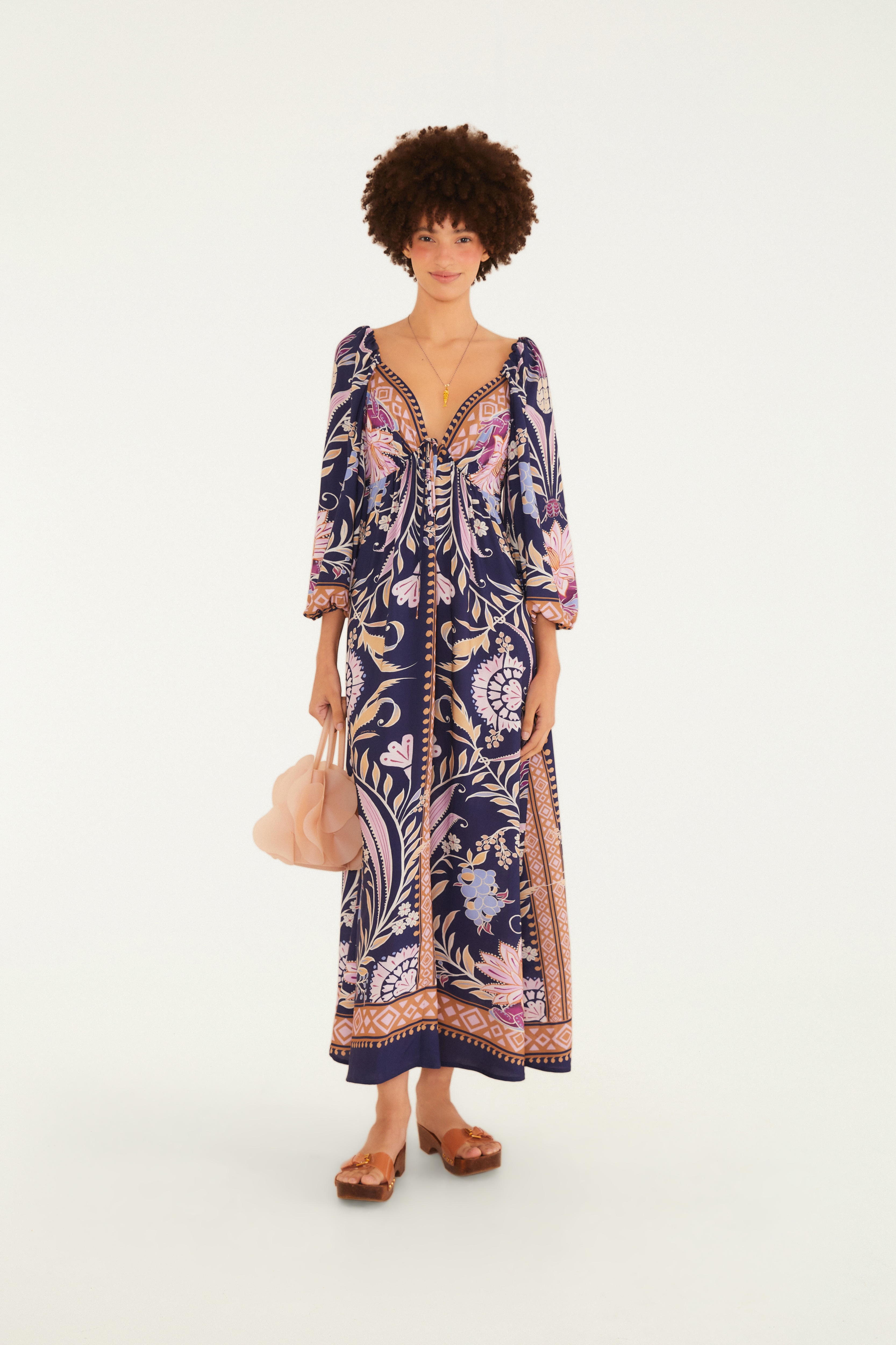 Vestido Cropped Estampado Leveza Romântica