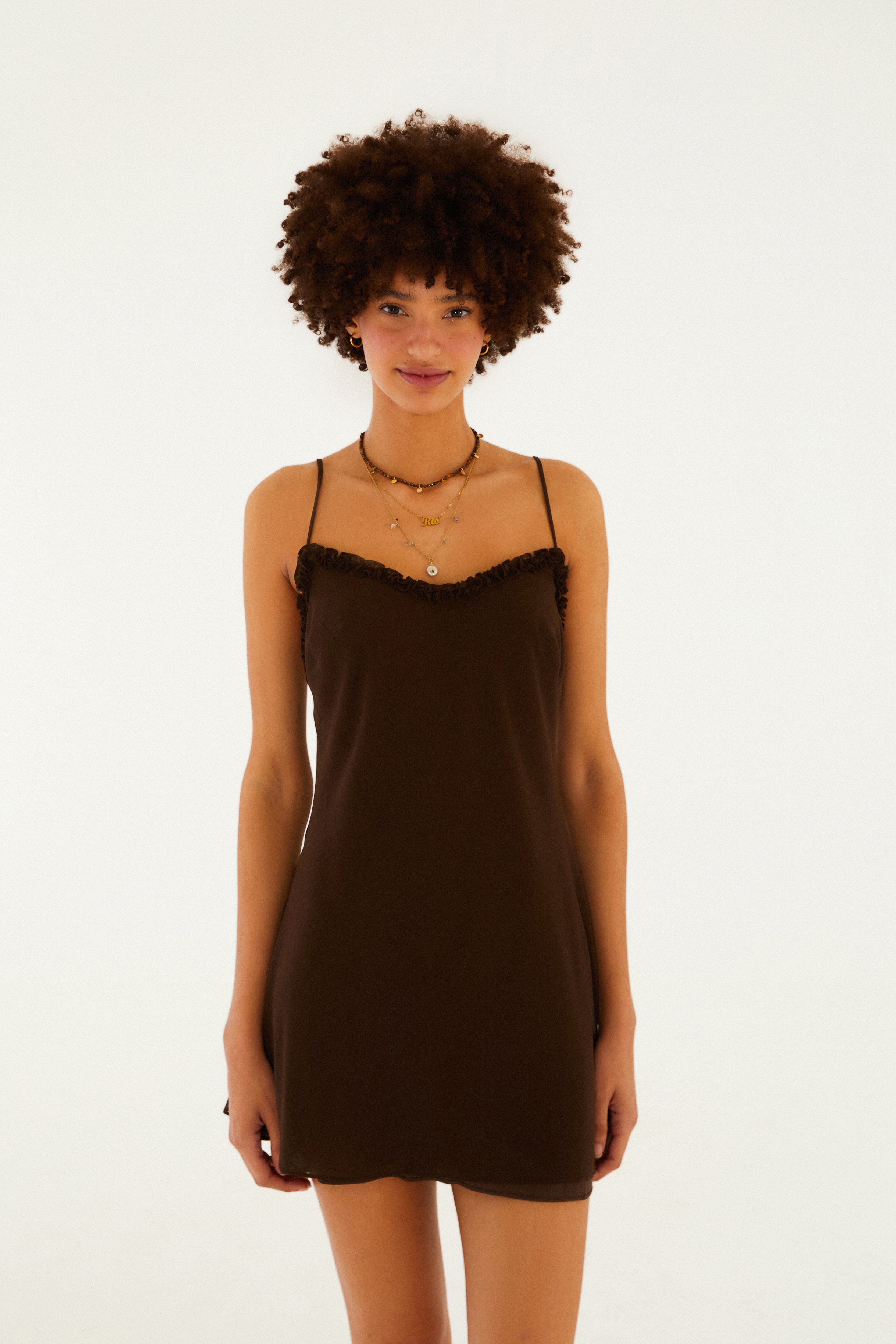 Vestido Alcinhas Curto