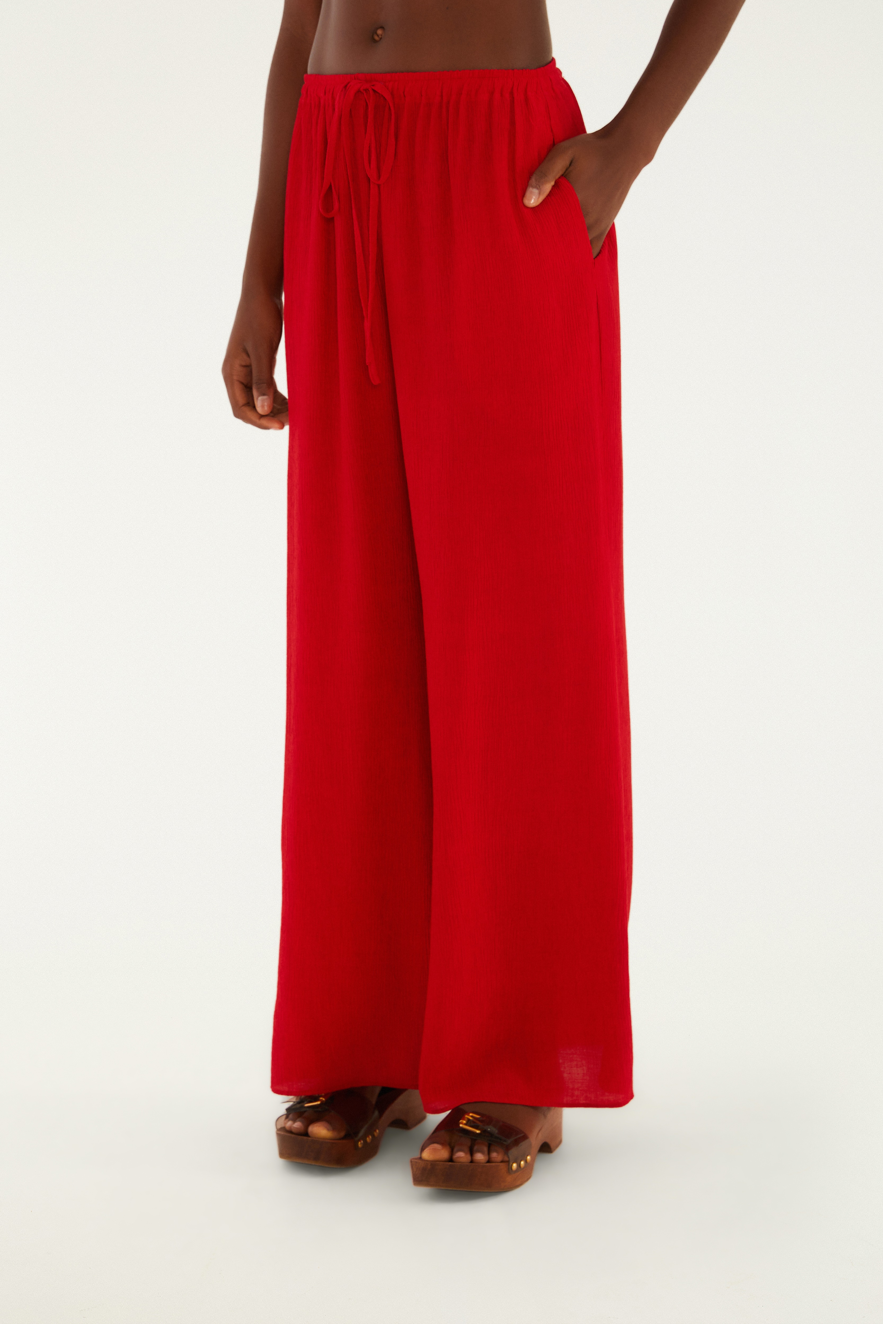 Calça Textura Longa