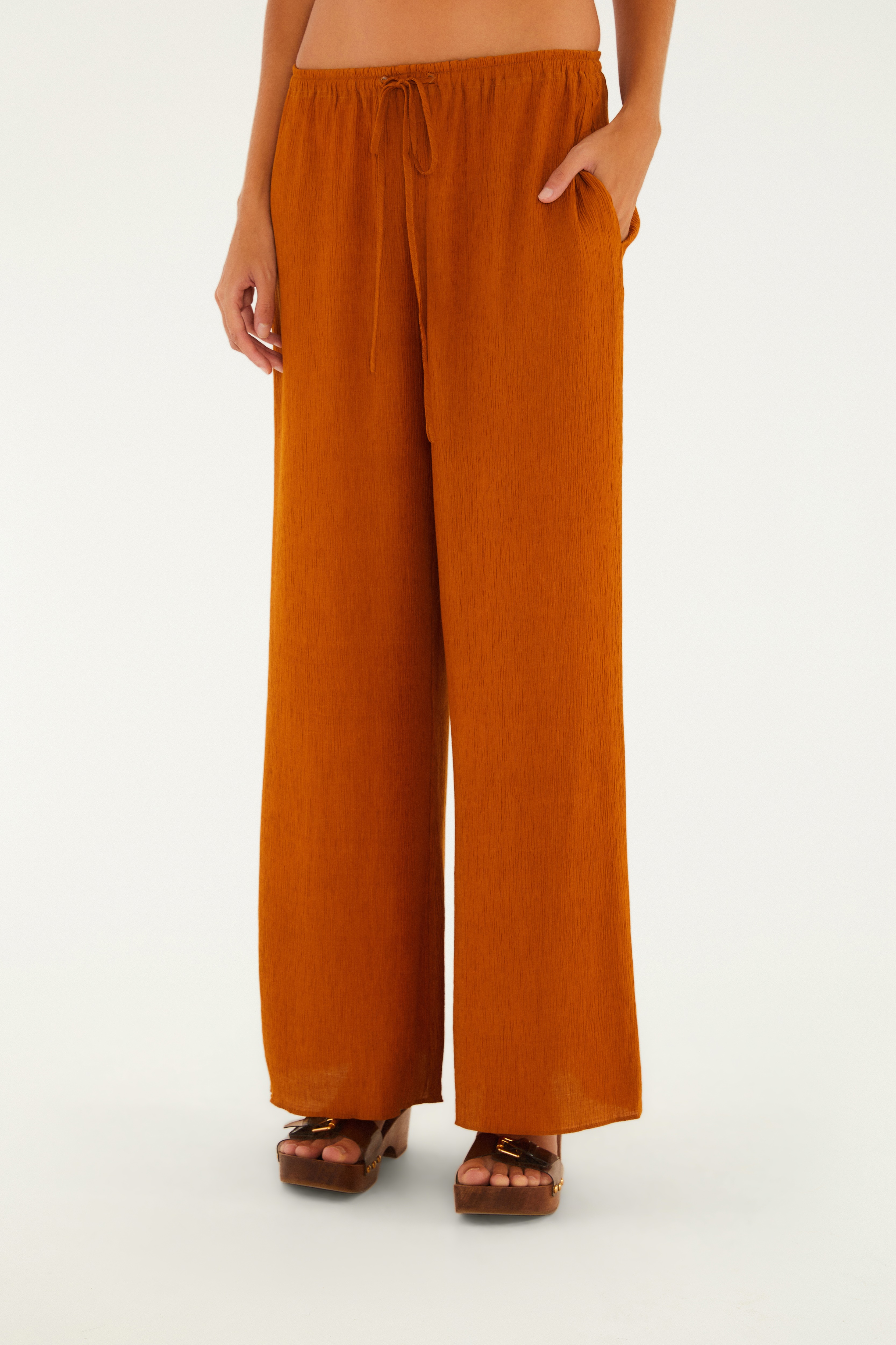 Calça Textura Longa