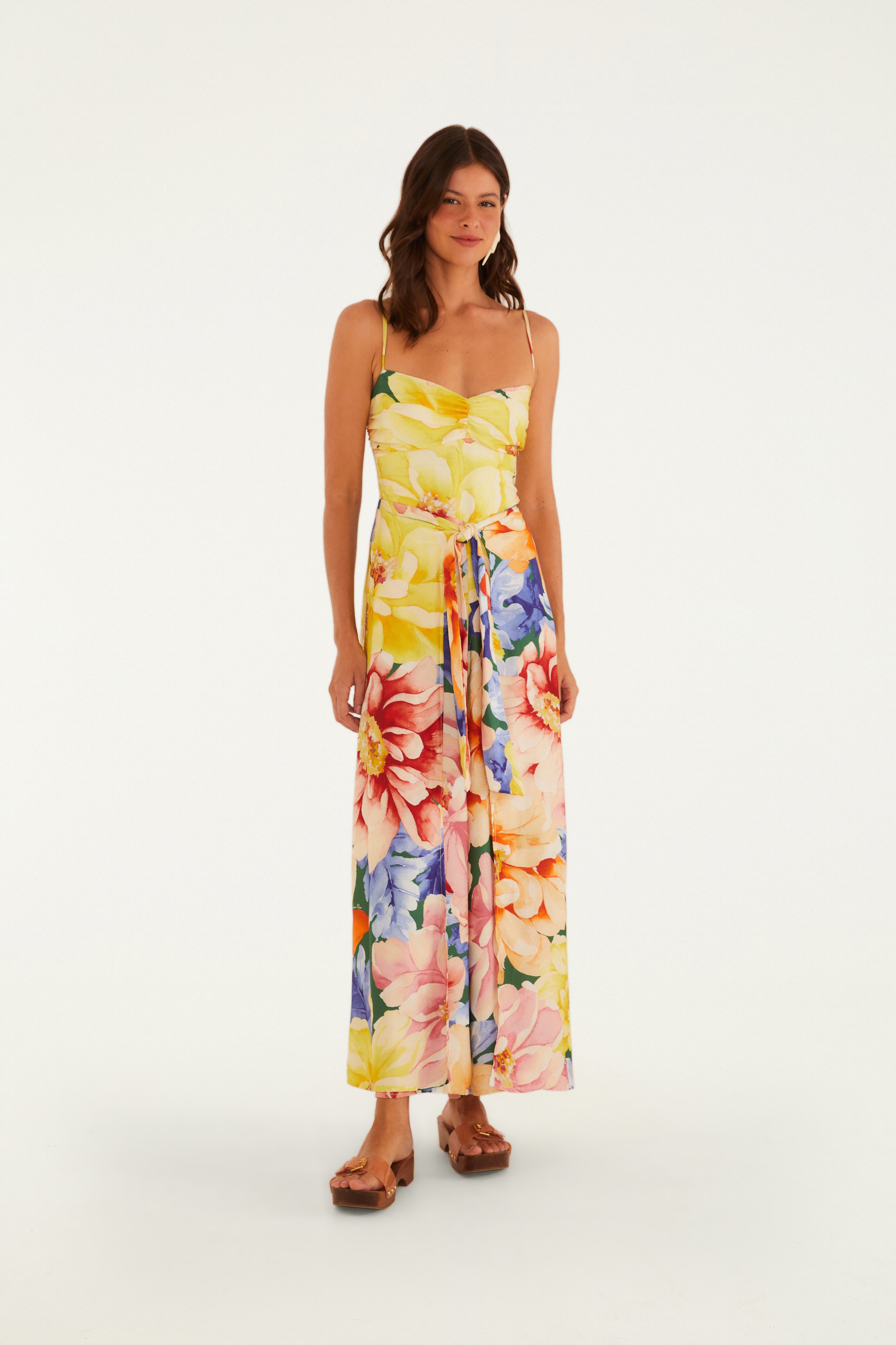 Macacão Estampado  Floral Doce