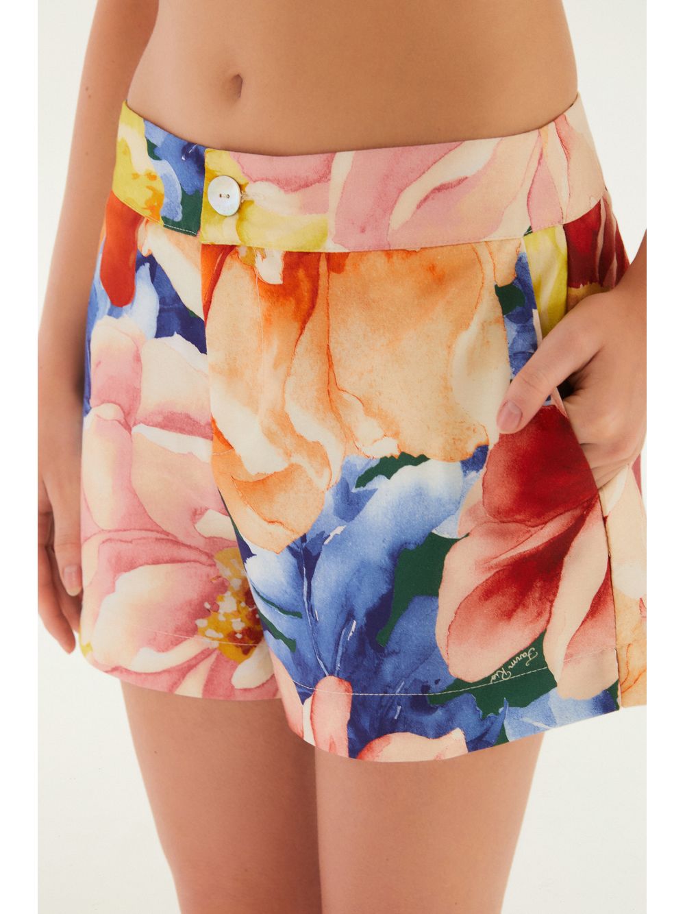 Farm — Short Estampado Floral Doce
