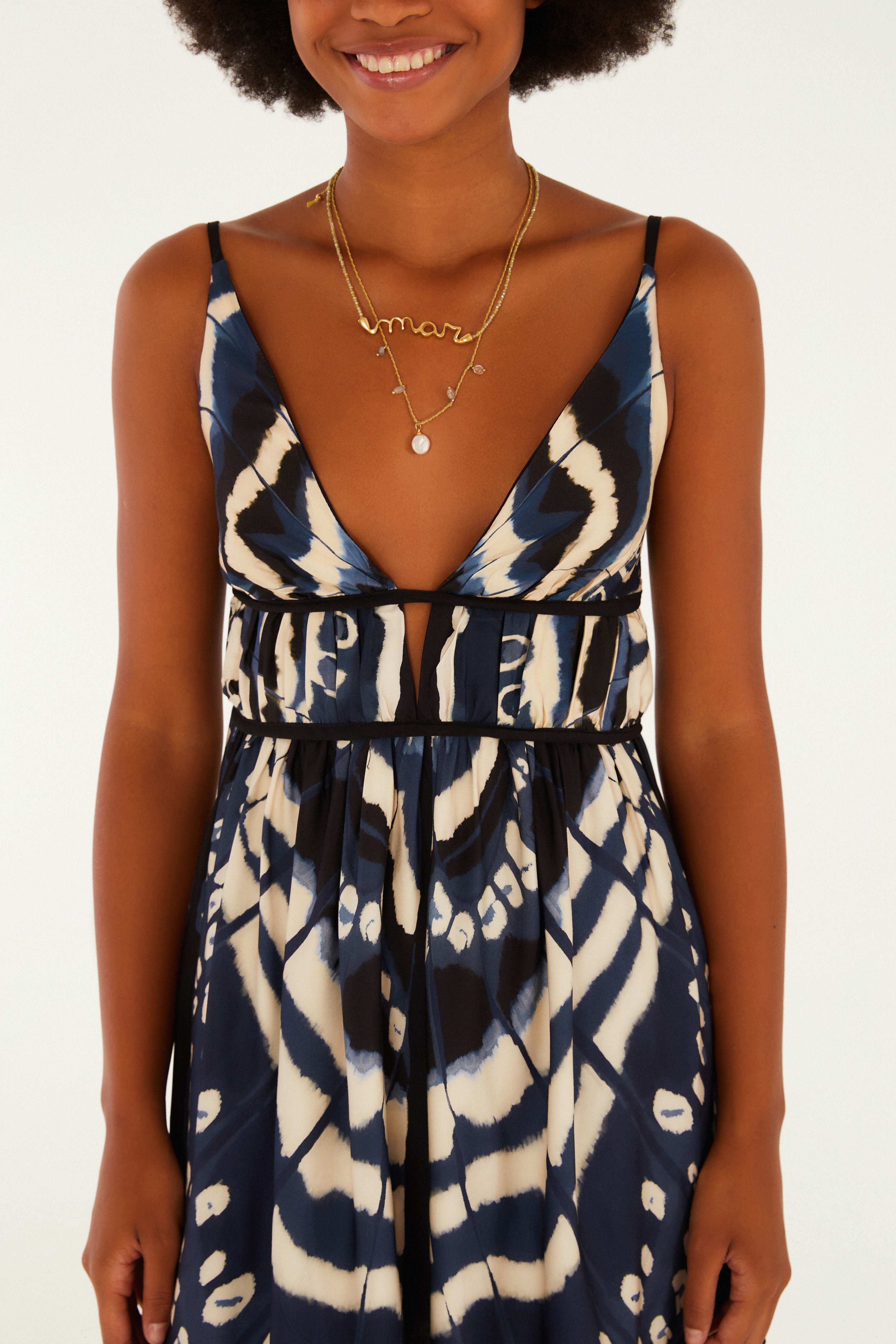 Vestido Curto Alcinha Estampado Panapana