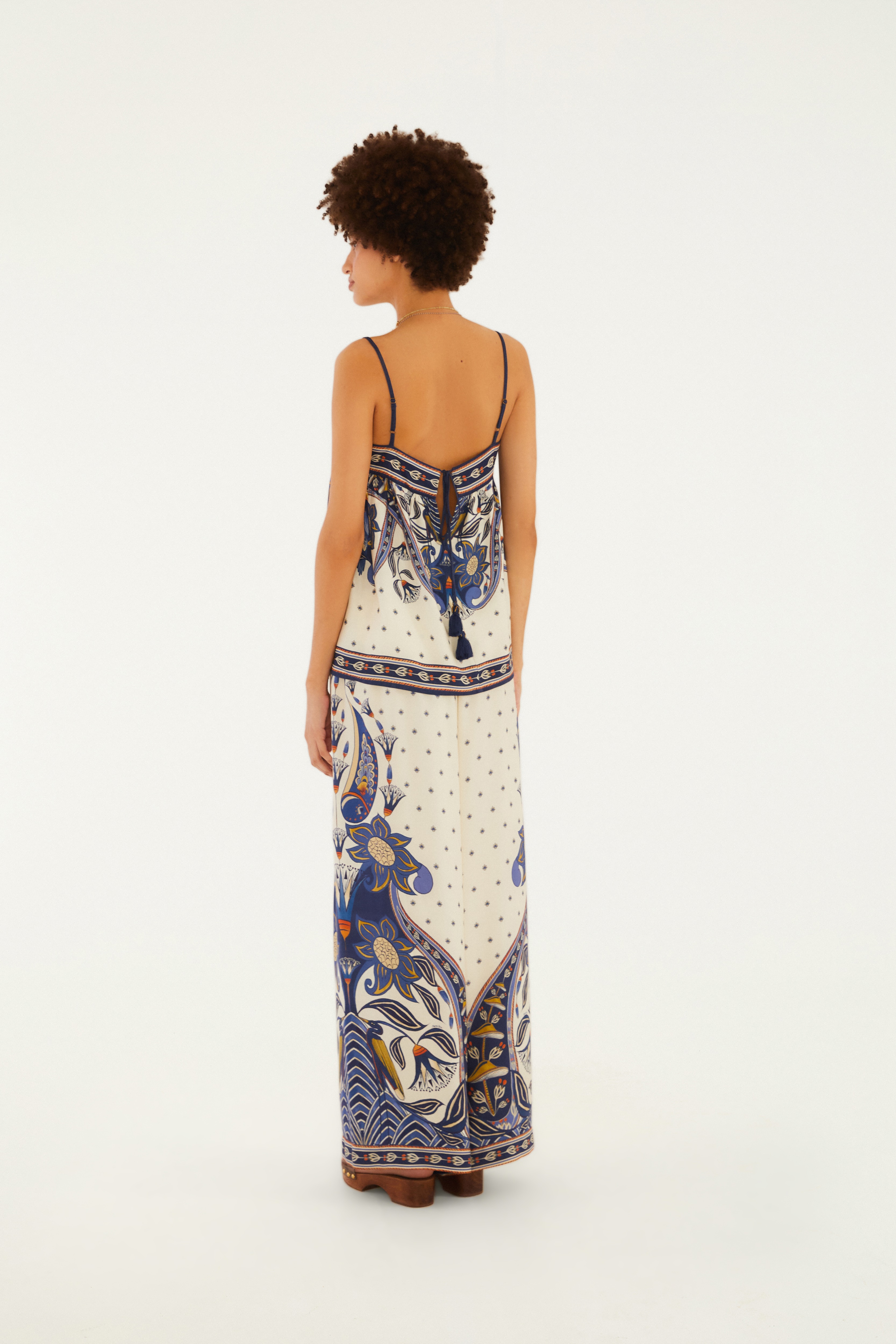 Calça Estampada Lenço Riviera