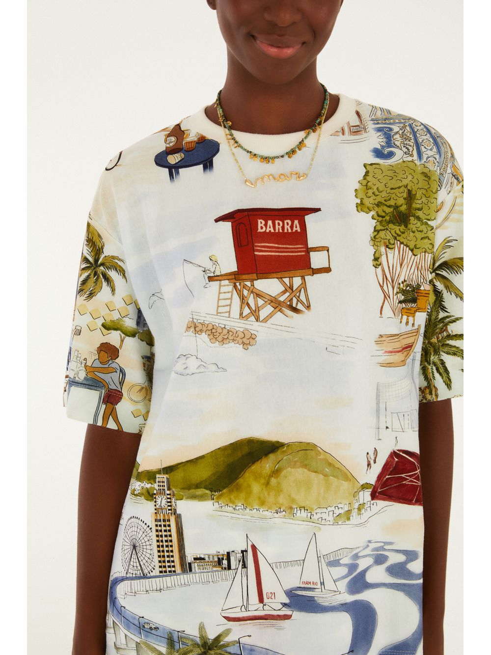 Farm — T-Shirt Básica Encanto Do Rio